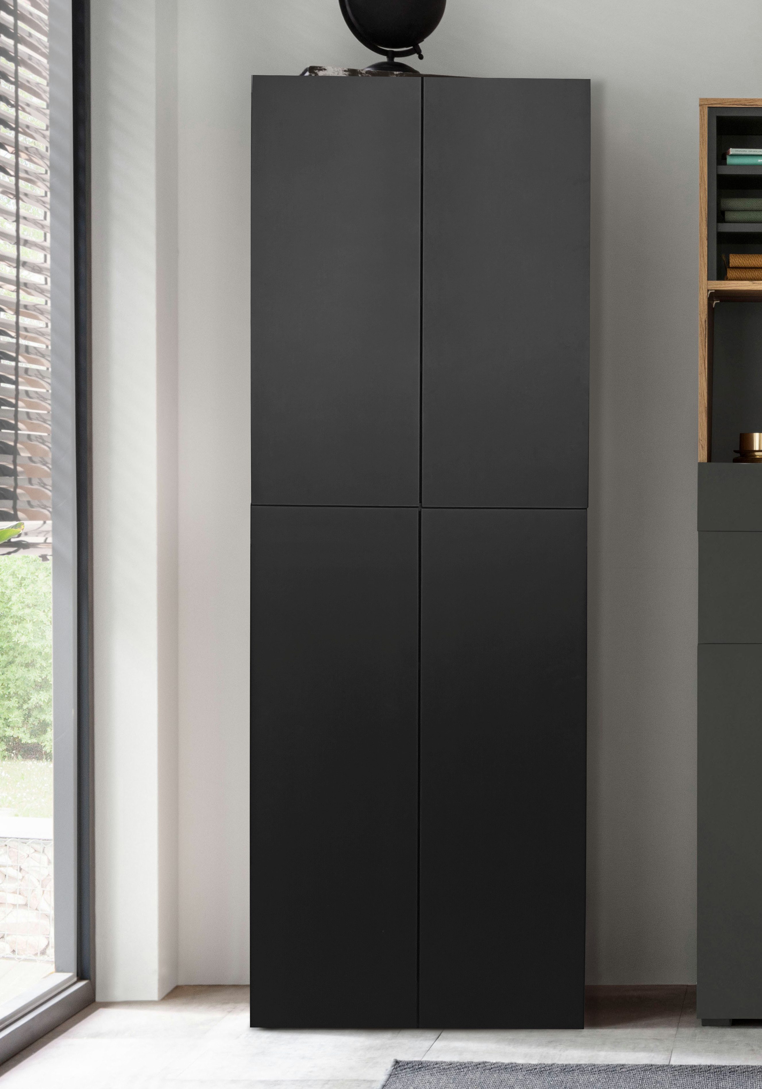 INOSIGN Archiefkast Jarvie Multifunctionele kast, push-to-open, 5 verstelbare legplanken, 60x180 cm