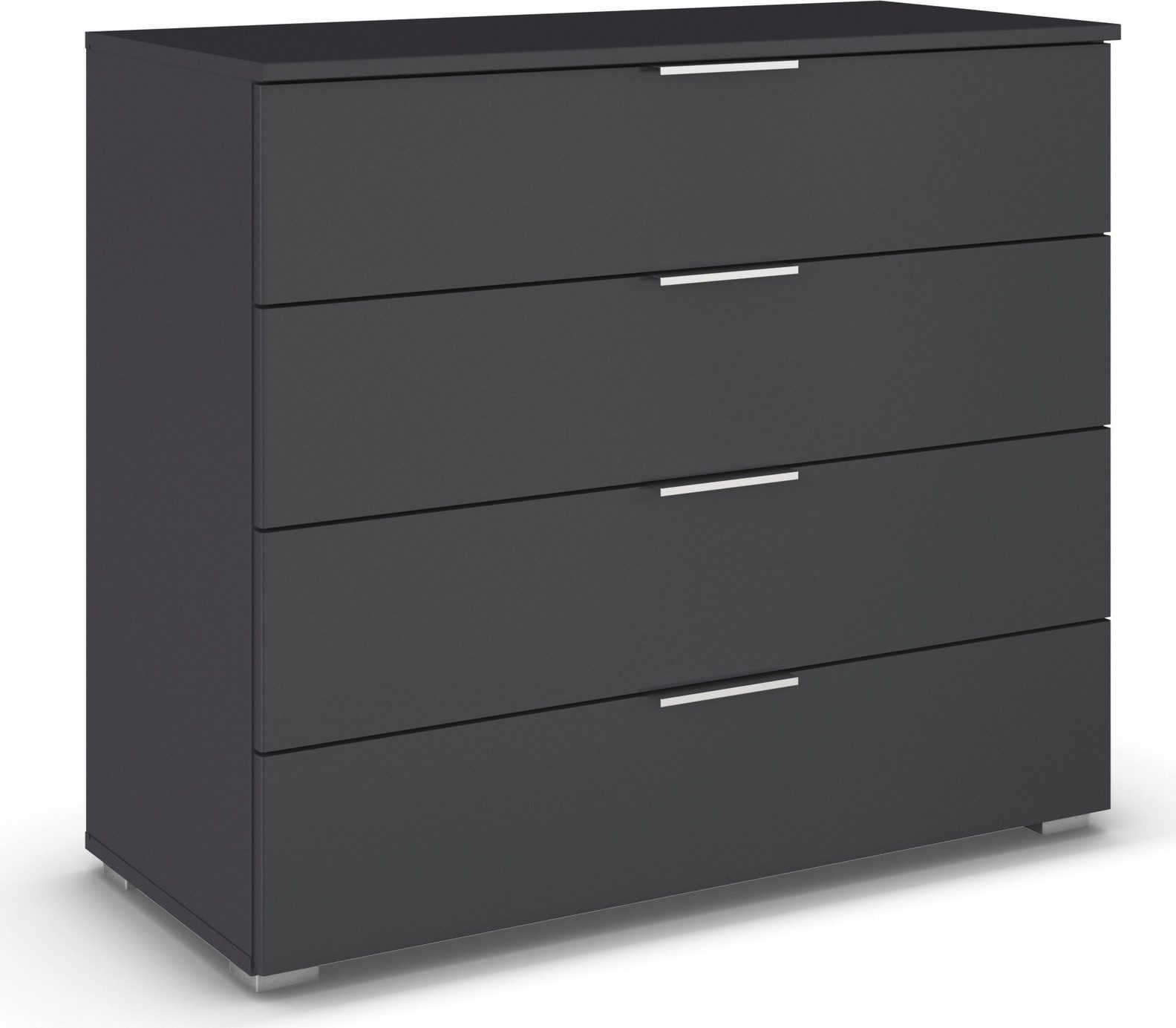 rauch Ladekast Sideboard AGORDO met decor- of hoogglansfront Breedte 93 cm met 4 grote lades voor veel opbergruimte MADE IN GERMANY