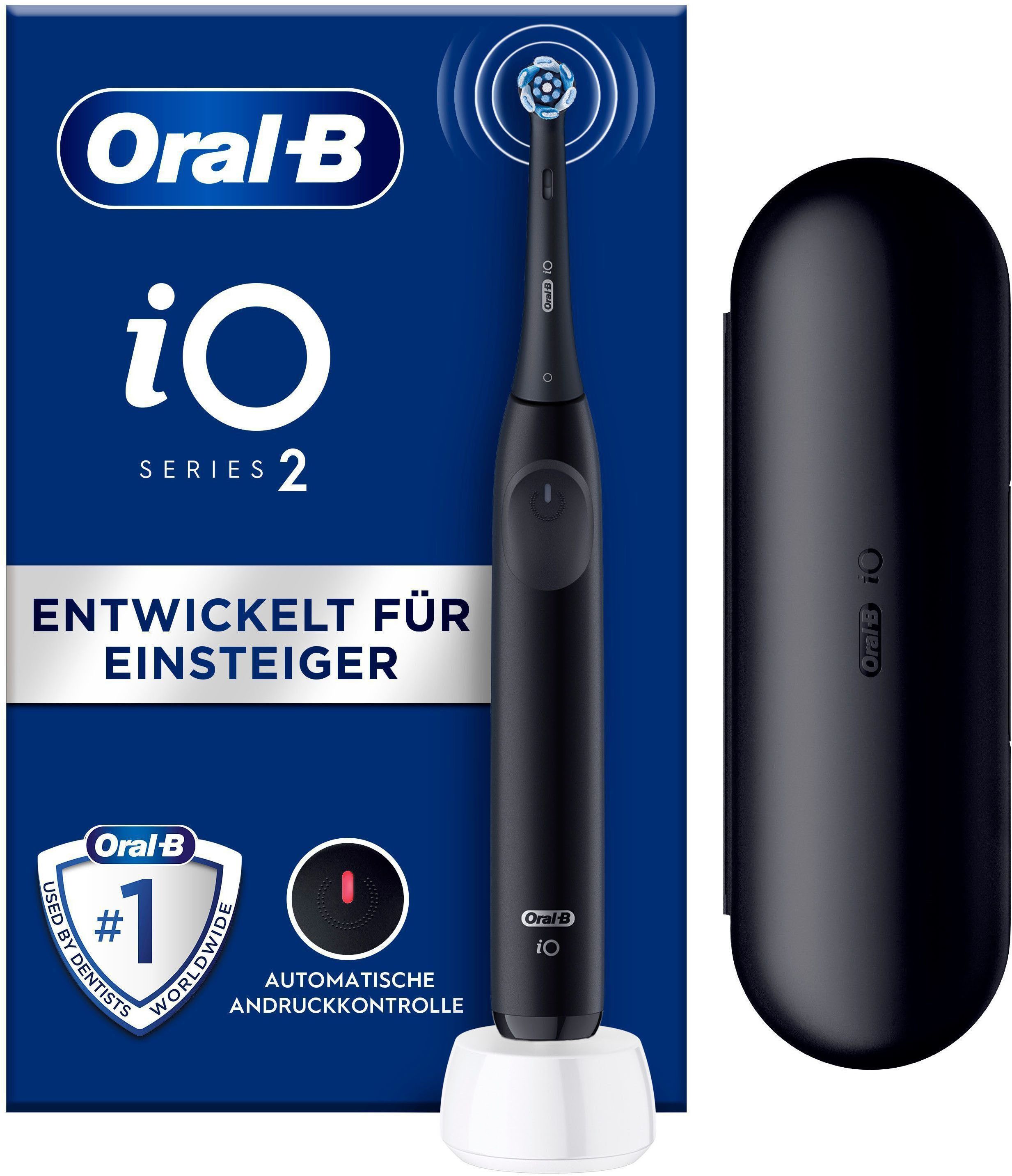 Oral B Elektrische tandenborstel IO Series 2 voor de ultieme reiniging, reisetui
