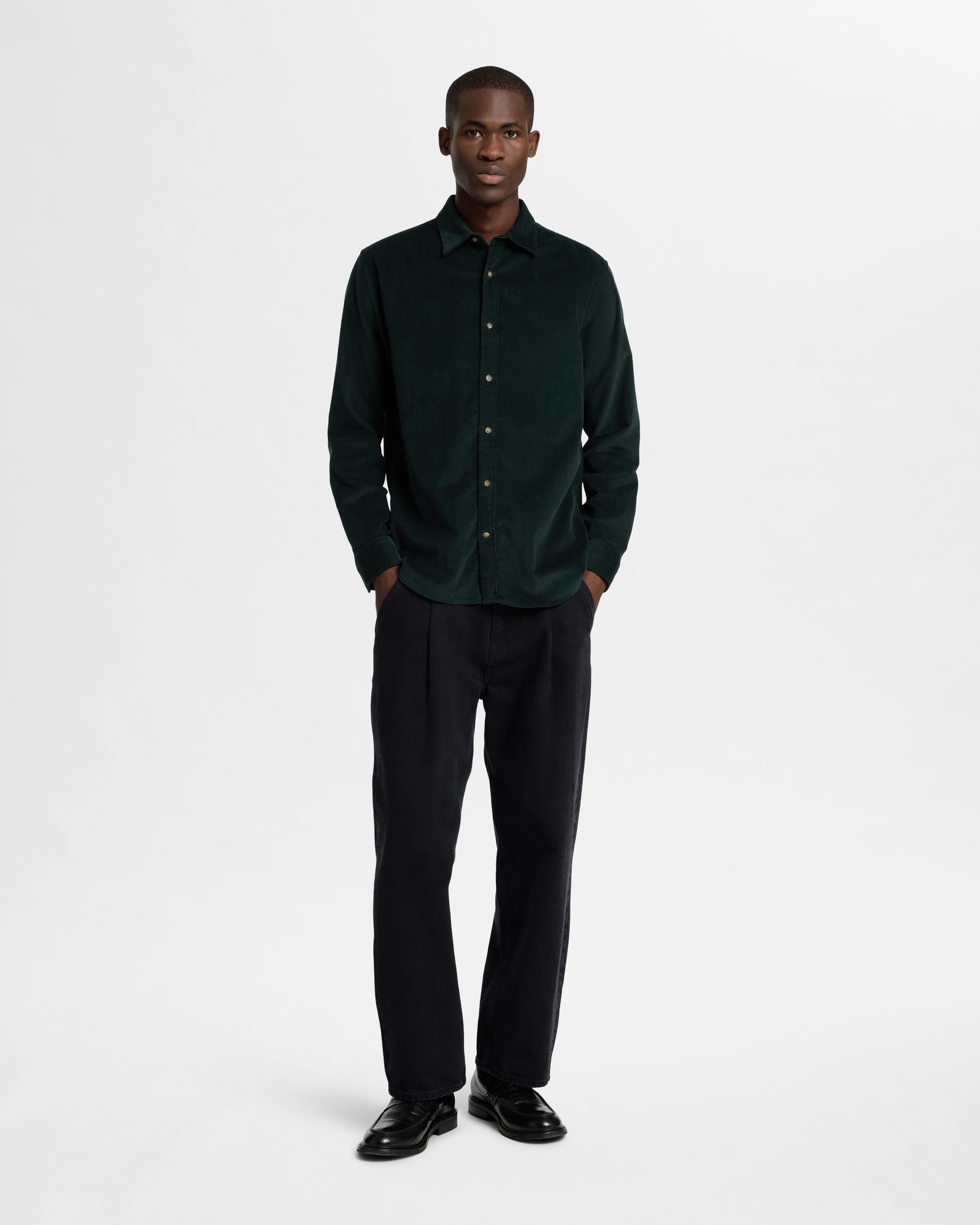 SELECTED HOMME Overhemd met lange mouwen SLHREGOWEN-CORD SHIRT LS NOOS