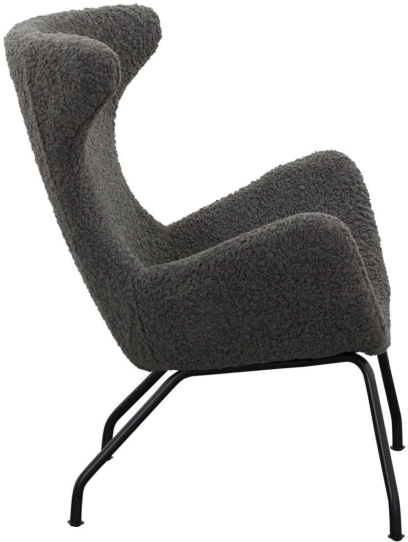 SalesFever Relaxfauteuil met zachte bekleding van imitatiebont