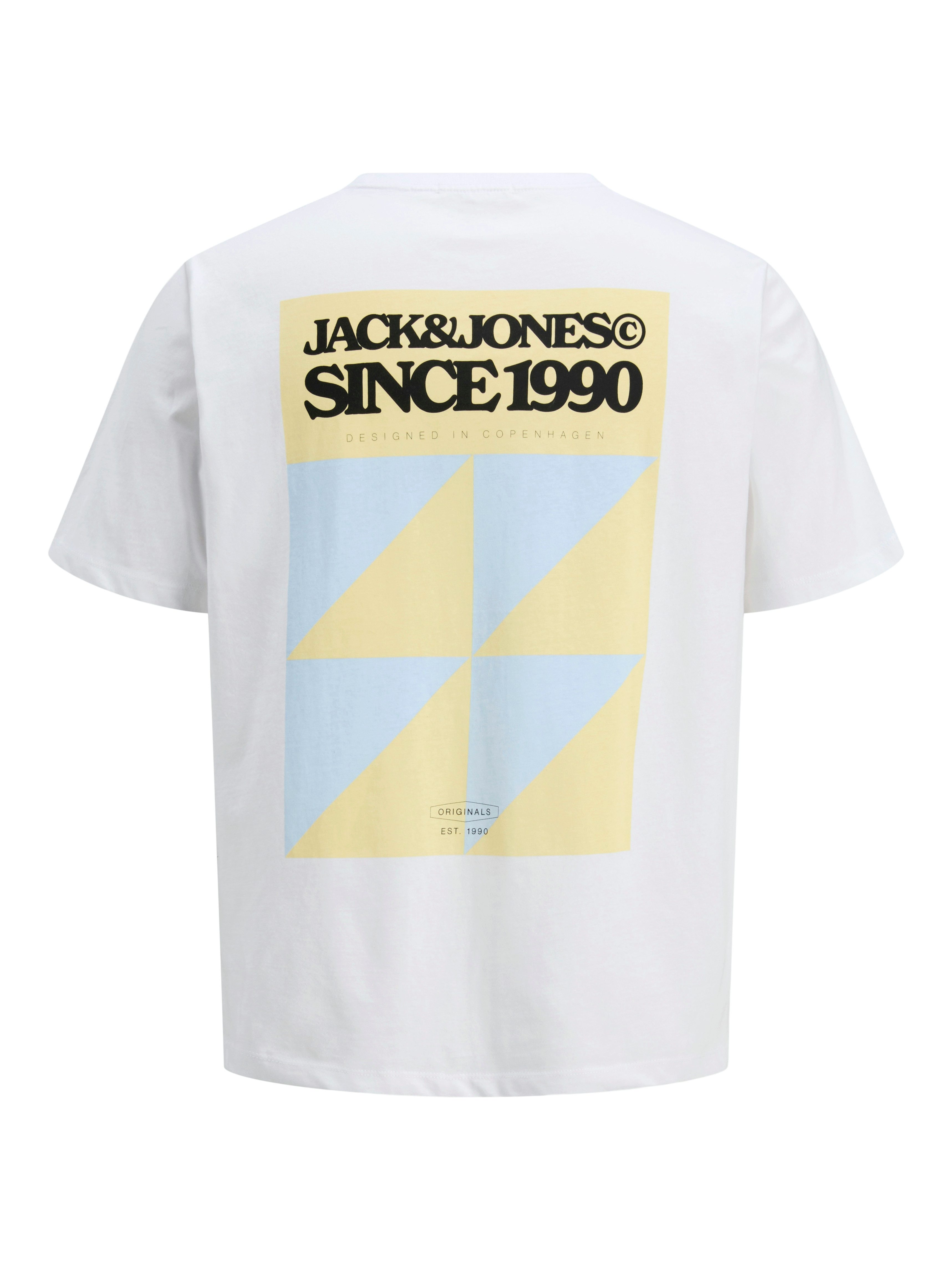 Jack & Jones Shirt met print JORTAVIRA POSTER TEE SS CREW NECK