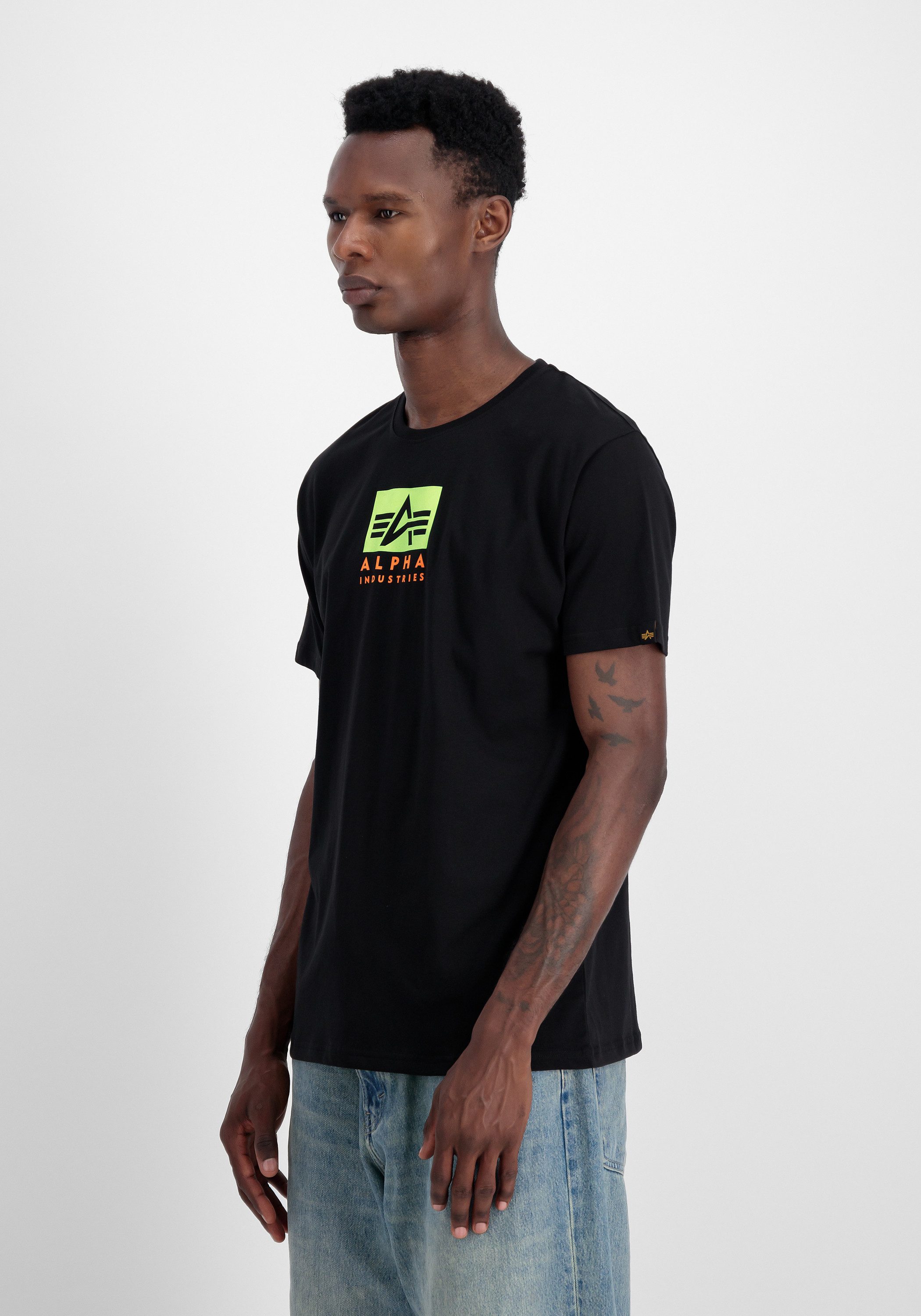 Alpha Industries T-shirt Alpha Industries Men - T-Shirts Satin Logo T