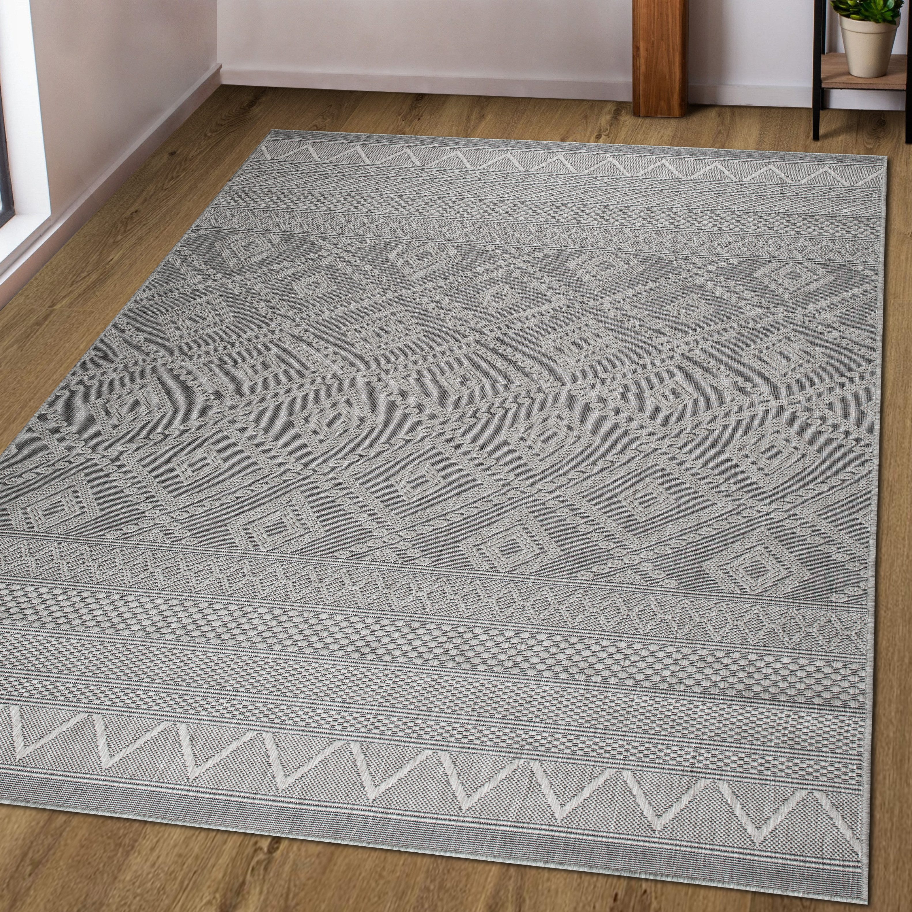 my home Vloerkleed Toronto is ook als loper verkrijgbaar Geschikt voor binnen en buiten, sisal-look, weerbestendig & uv-bestendig, boho