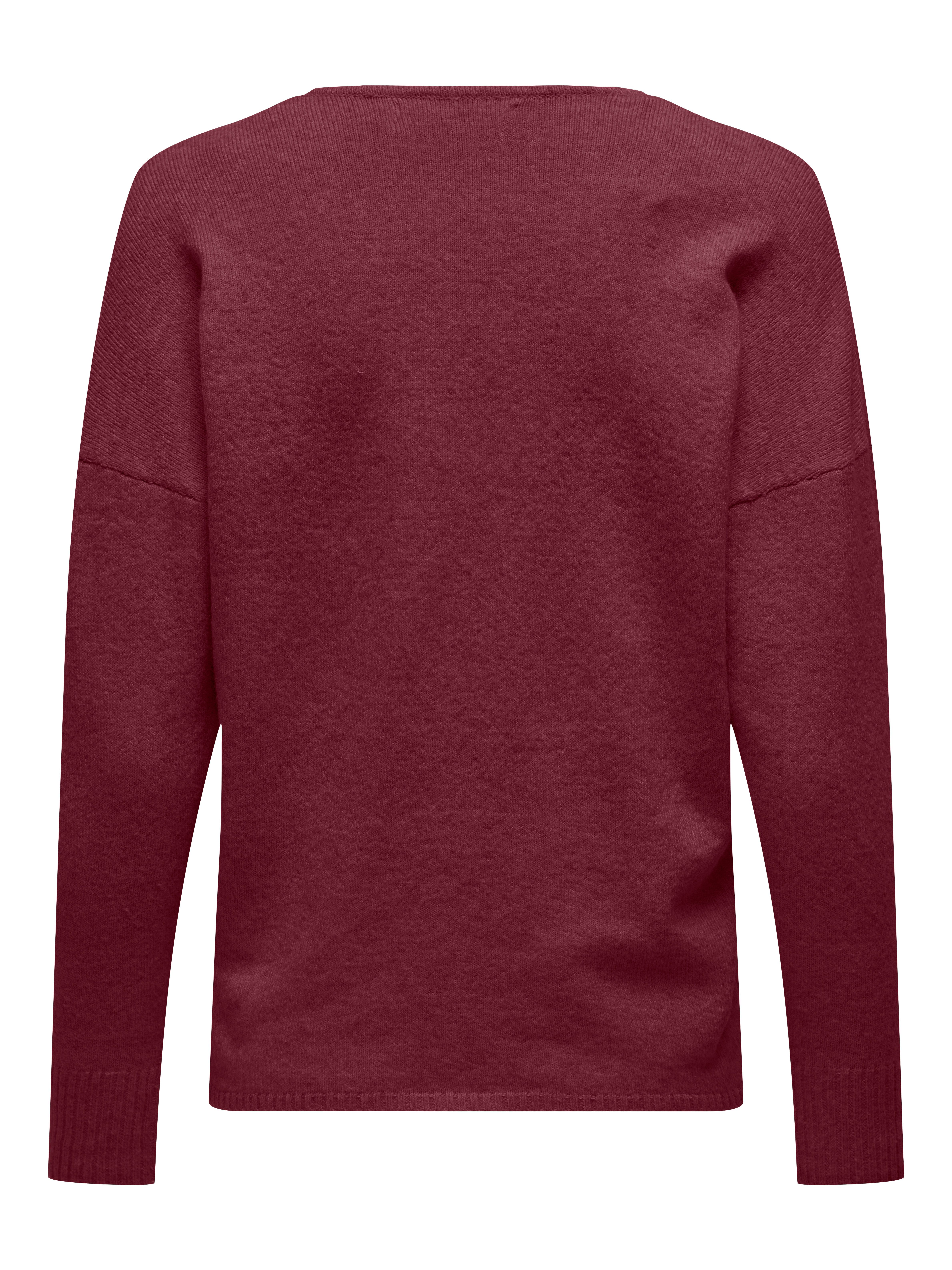 Only Trui met V-hals ONLRICA LIFE L/S V-NECK PULLO KNT NOOS