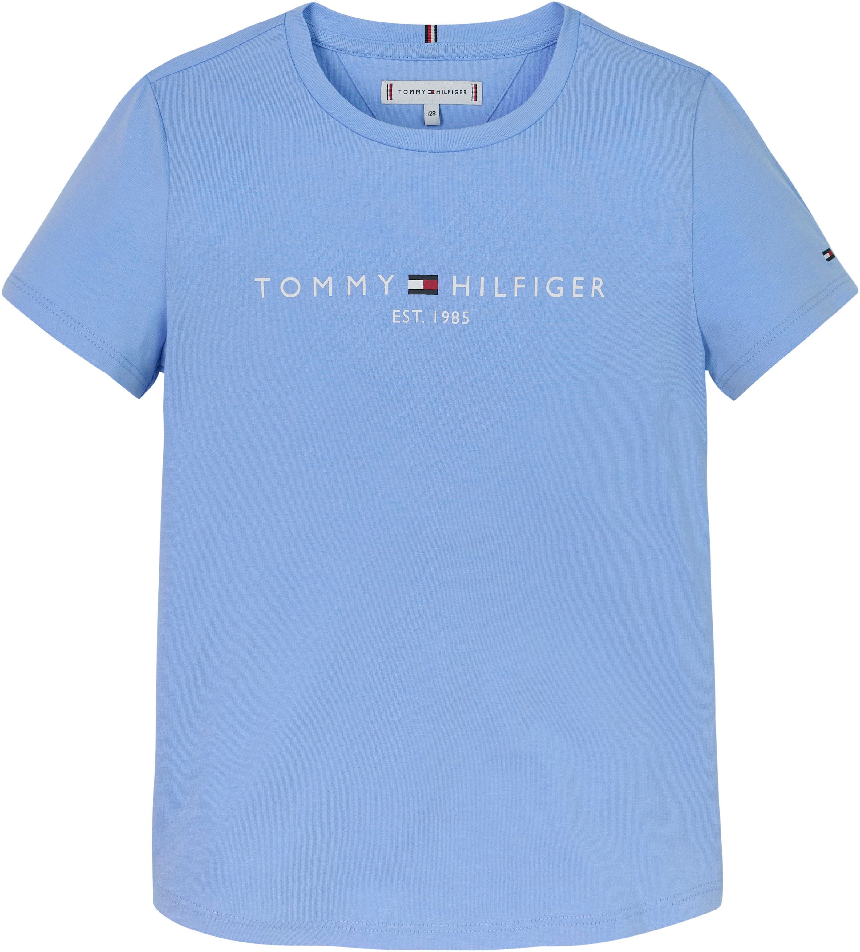Tommy Hilfiger Shirt met korte mouwen ESSENTIAL TEE S/S met tommy hilfiger logo-opschrift (1-delig)