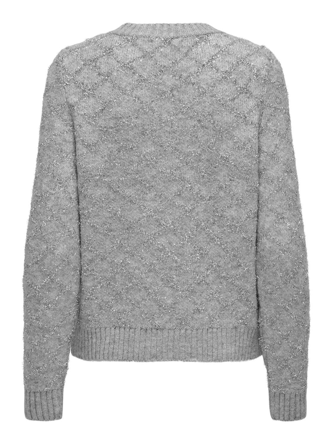 Only Trui met ronde hals ONLALBA L/S GLITTER O-NECK CC KNT