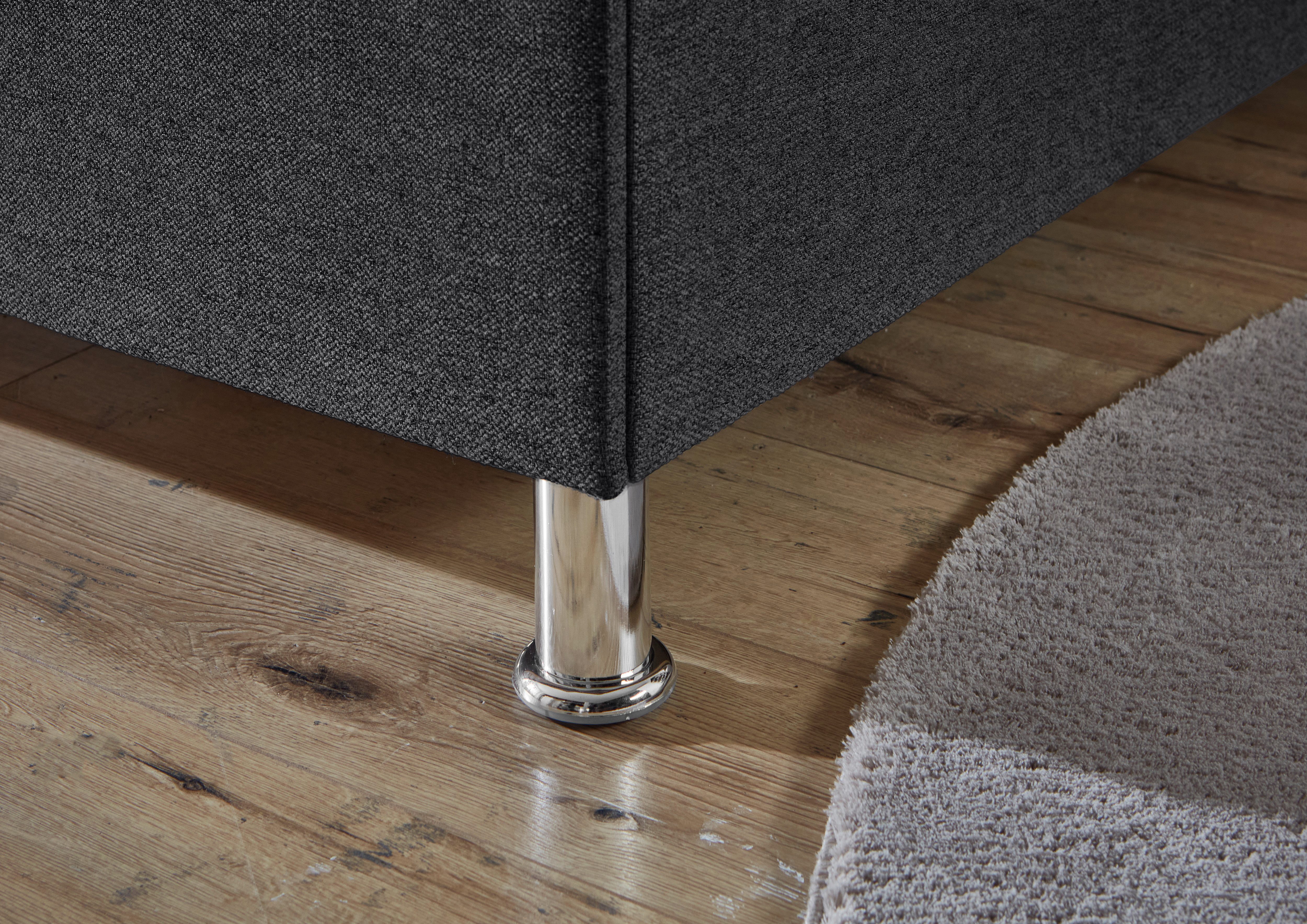 INOSIGN Boxspring Escalon met opbergruimte, inclusief topper beschikbaar in de breedtes 120x200 cm en 180x200 cm