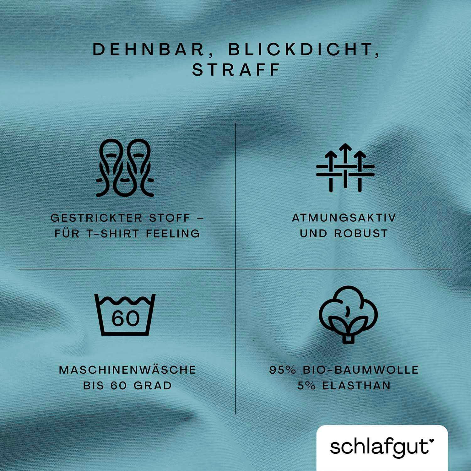 Schlafgut Hoeslaken PURE BOXSPRING in maat 90x200, 140x200 of 180x200, voor boxspringbed (1 stuk)