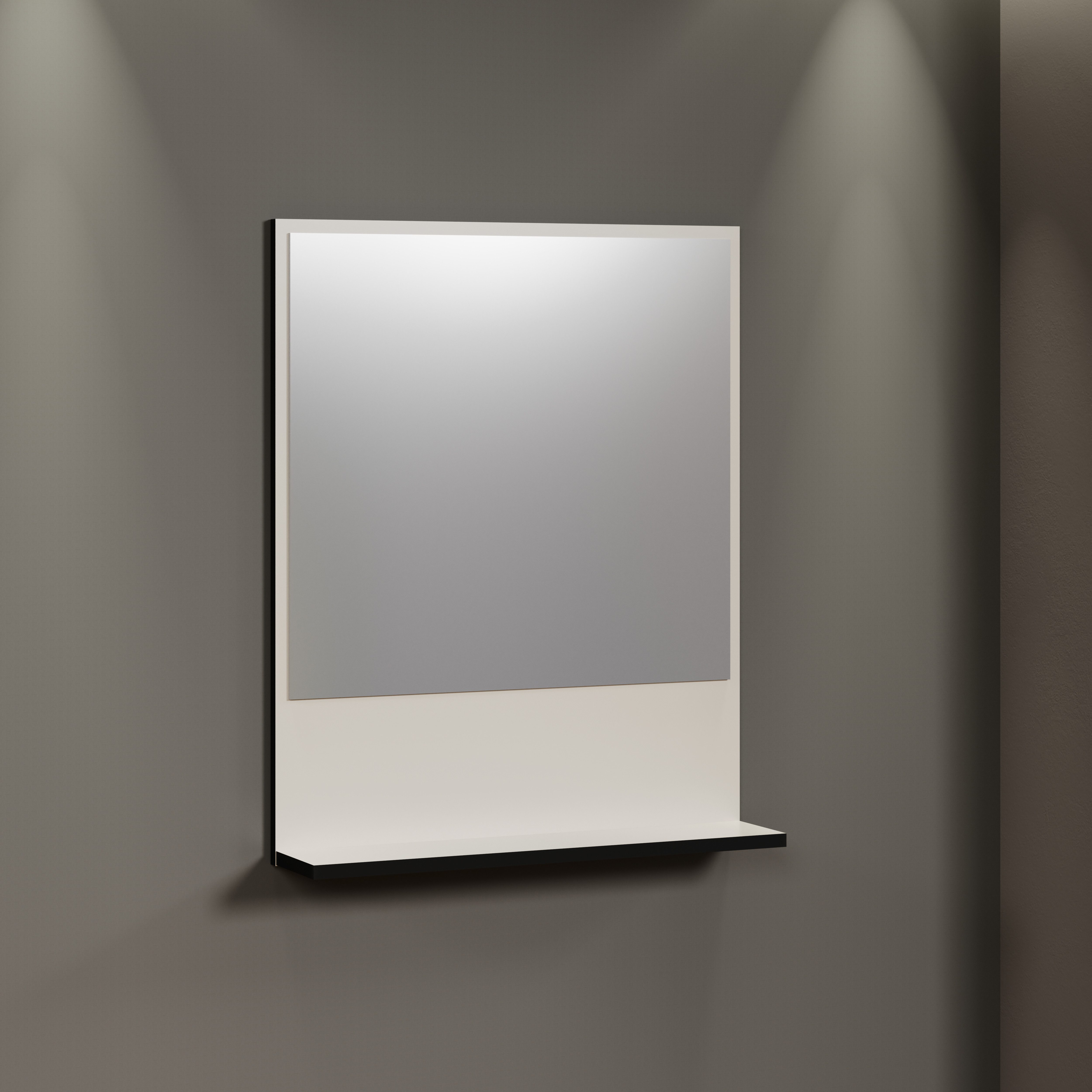 welltime Badspiegel Amrum Elegante badkamerspiegel met plank