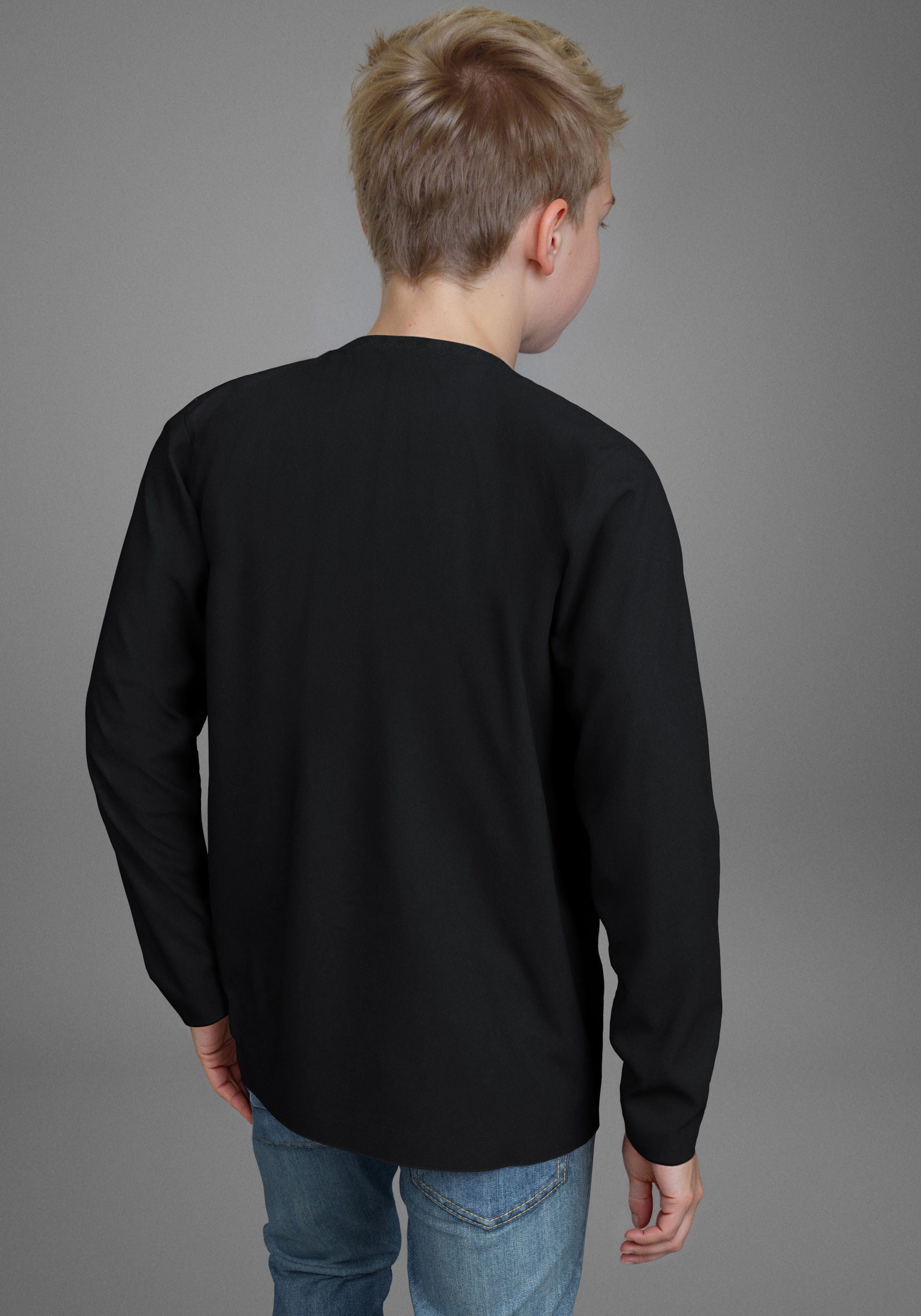 KIDSWORLD Shirt met lange mouwen Spruch: CONFUSION
