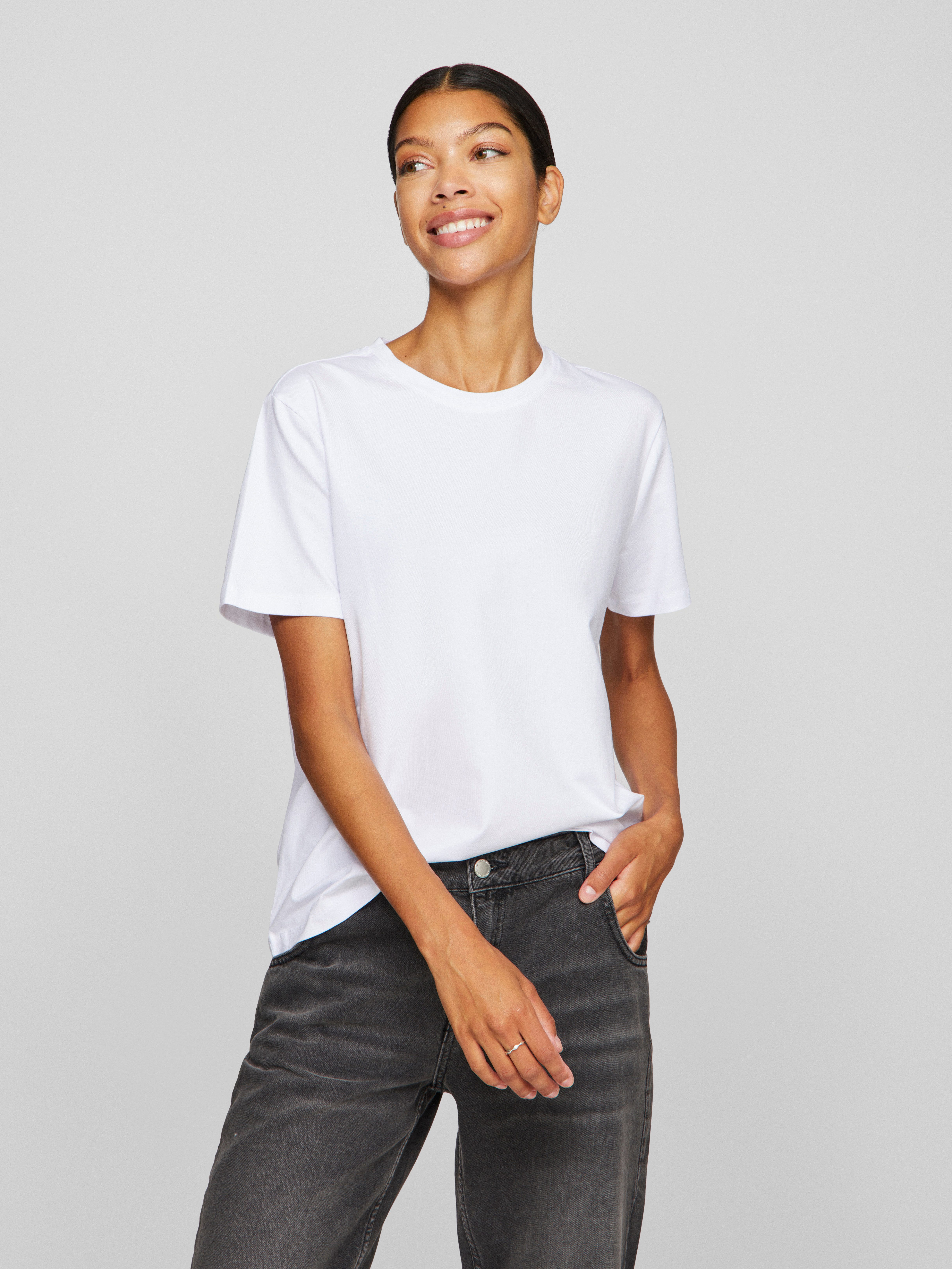 Vila Shirt met korte mouwen VINORA S/S T-SHIRT - NOOS