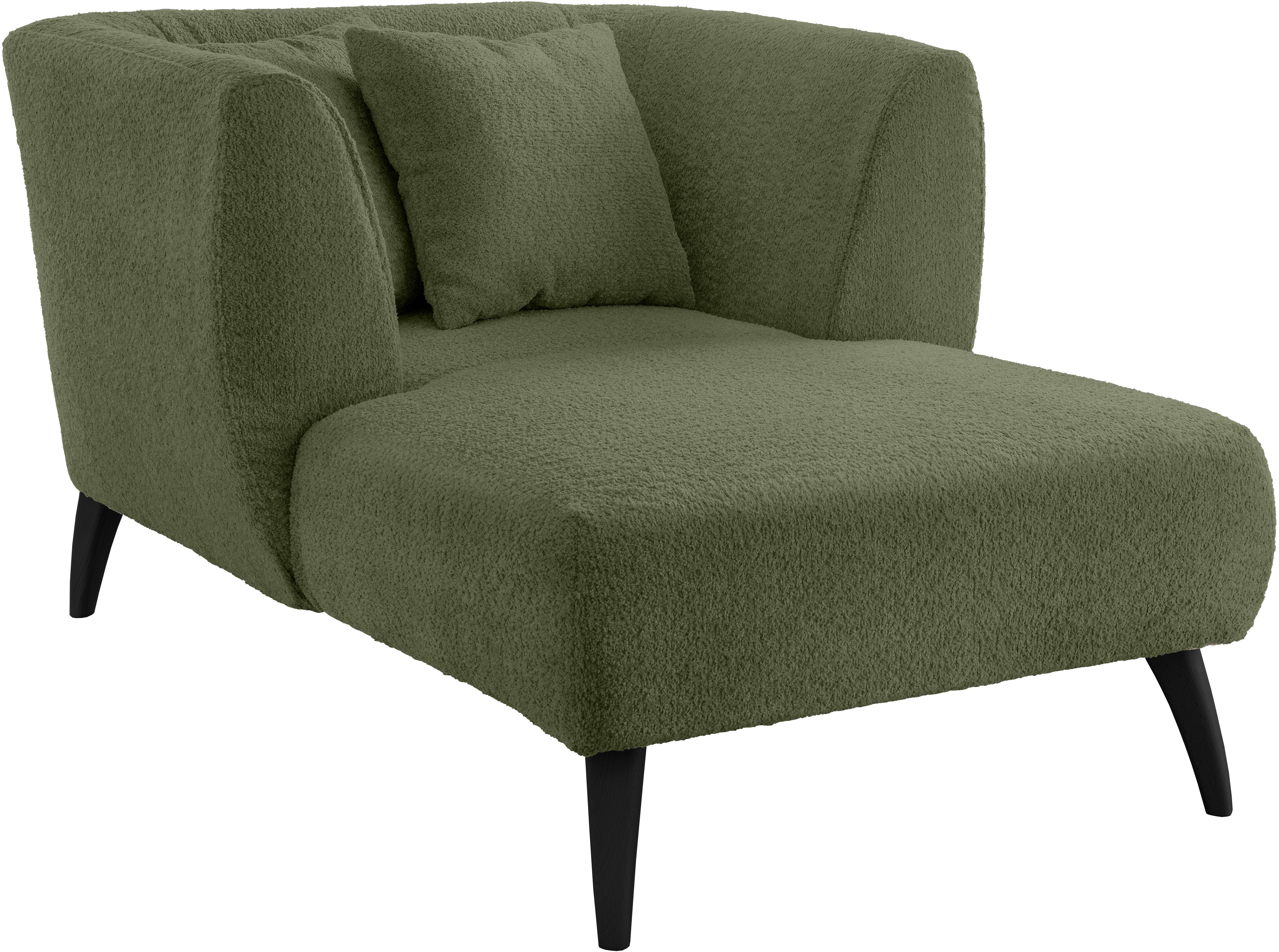 INOSIGN Loveseat Colori fauteuils maat Luxe-microvezel zacht groen