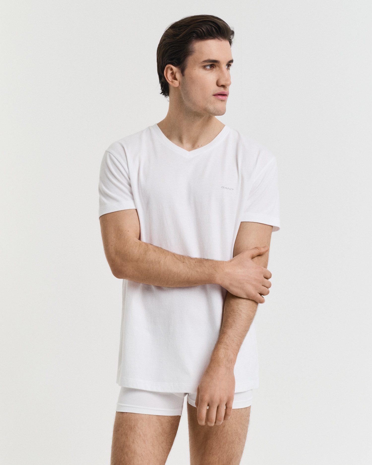 Gant Shirt met korte mouwen V-NECK T-SHIRT 2-PACK