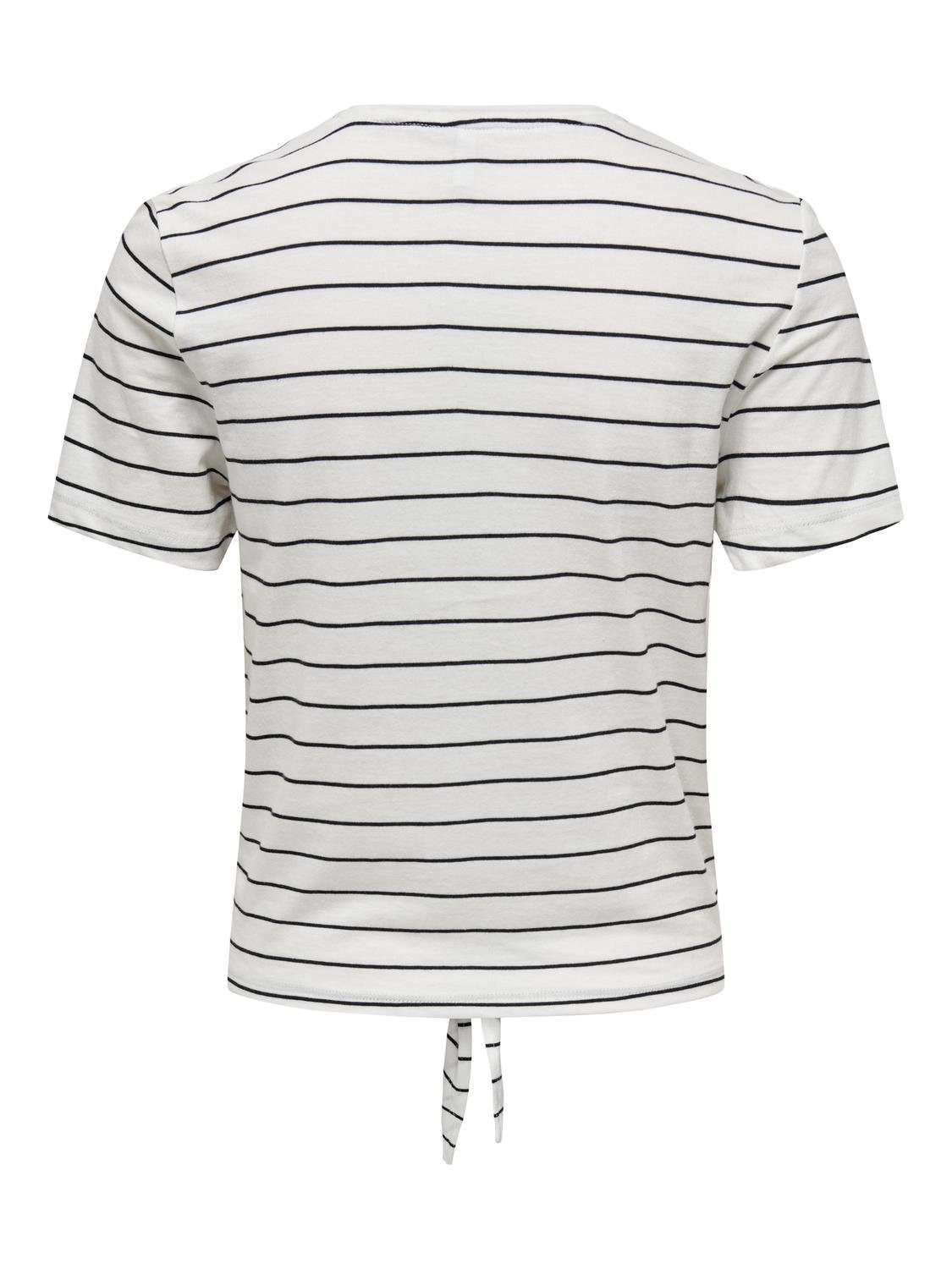 Only Shirt met korte mouwen ONLKITA LIFE S S FRUIT KNOT TOP BOX JRS
