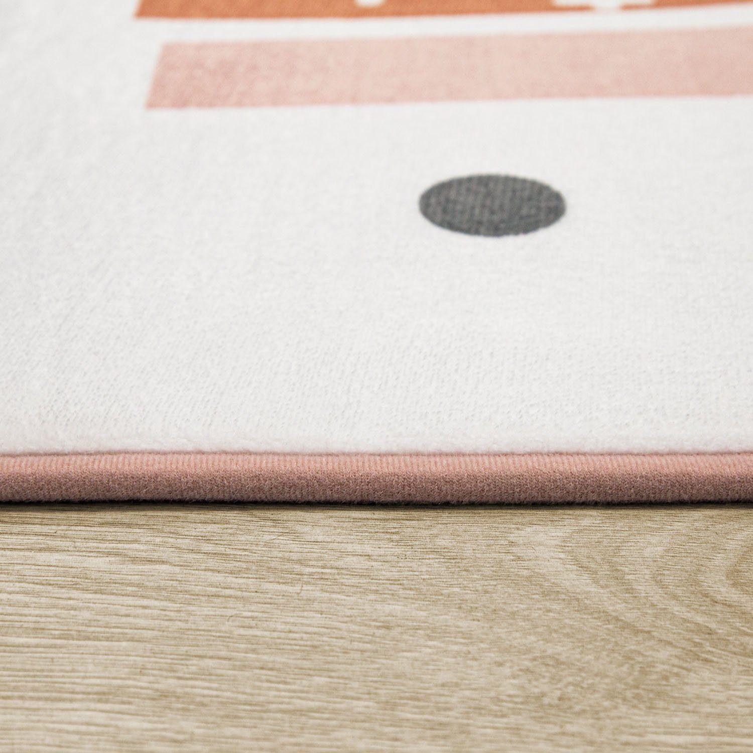 Paco Home Kindervloerkleed Chicos 552 Platweefsel, kinderdesign, motief regenboog, pastelkleuren