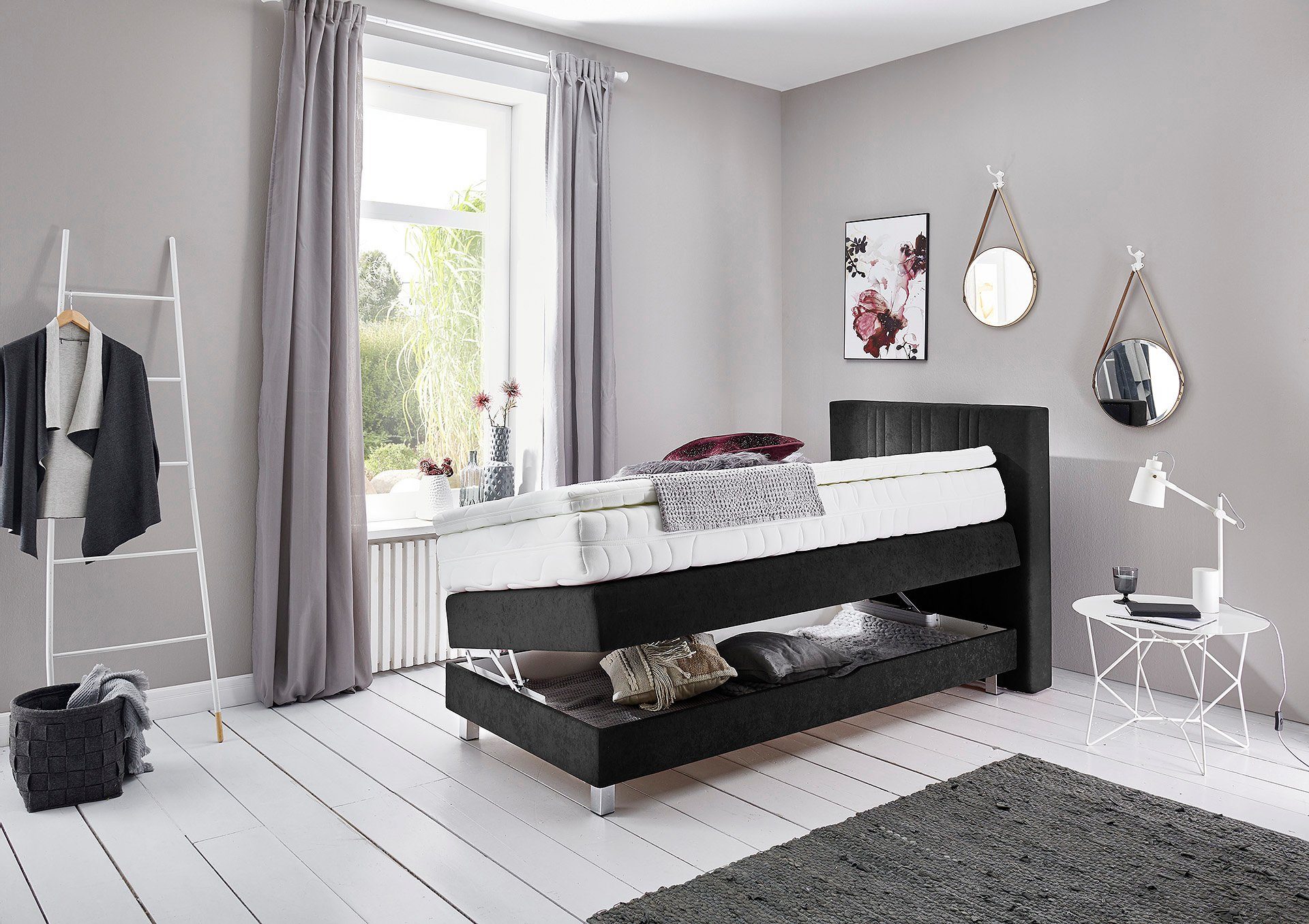 Westfalia Polsterbetten Boxspring naar keuze met bedkist en topmatras