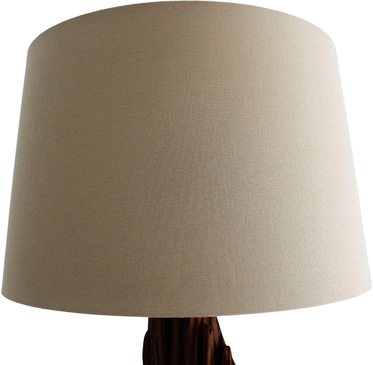 SalesFever Staande lamp Rosy handgemaakt, met linnen kap (1 stuk)