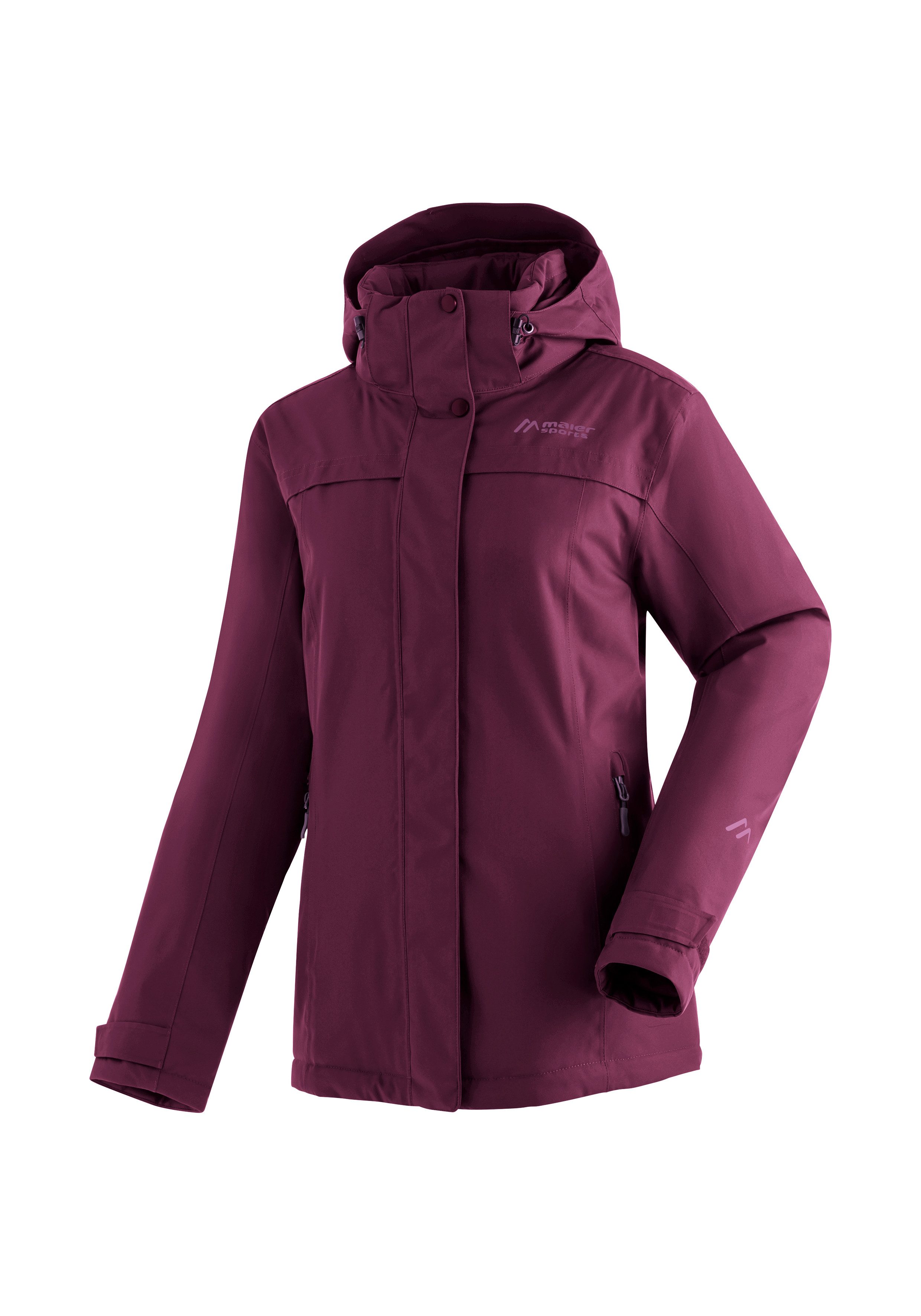 Maier Sports Functioneel jack Lisbon Damesjack warm gewatteerd winterjack wind waterdicht regular fit