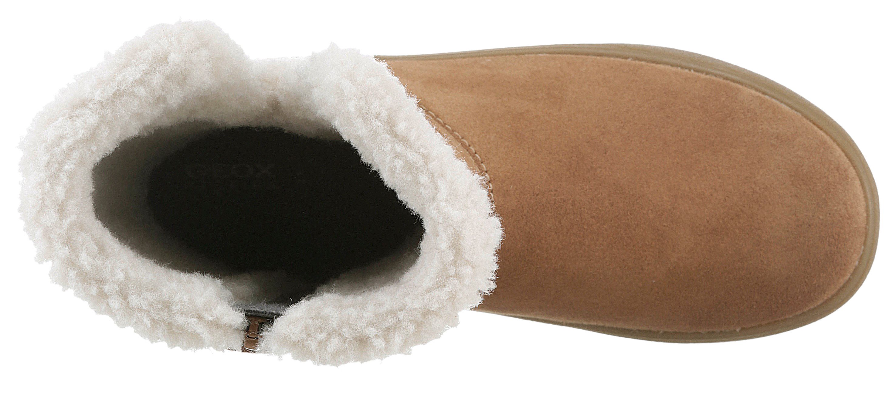 Geox Winterlaarzen J THELEVEN GIRL WPF Sneeuwlaarzen, instaplaarzen met warme voering