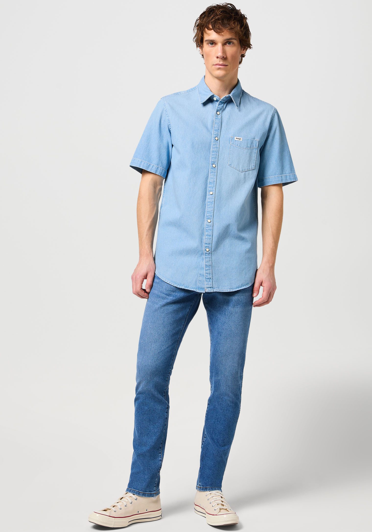 Wrangler Overhemd met korte mouwen KA 1 PKT SHIRT