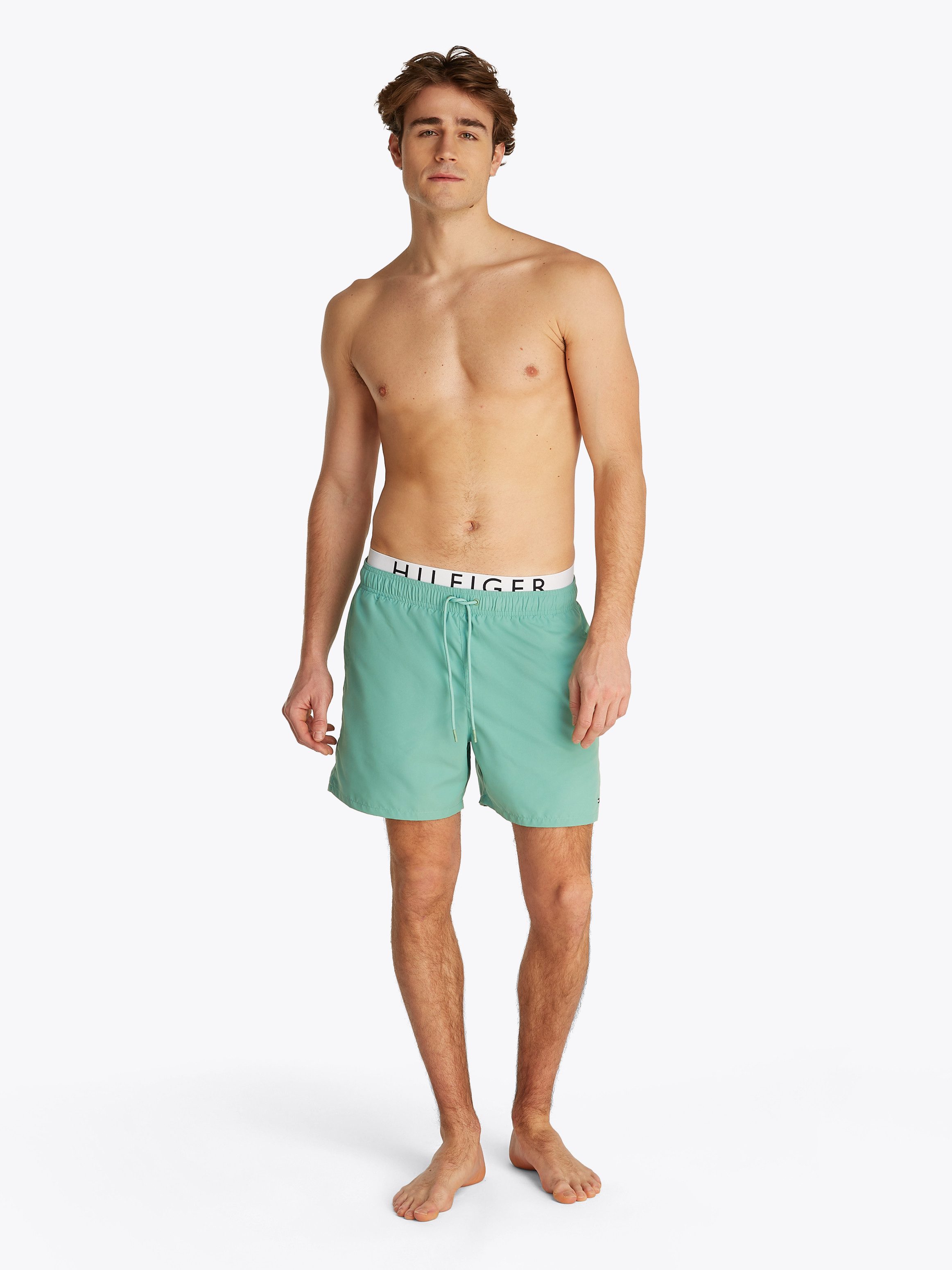 Tommy Hilfiger Swimwear Zwemshort MEDIUM DRAWSTRING DW met bindband, met logo-opdruk