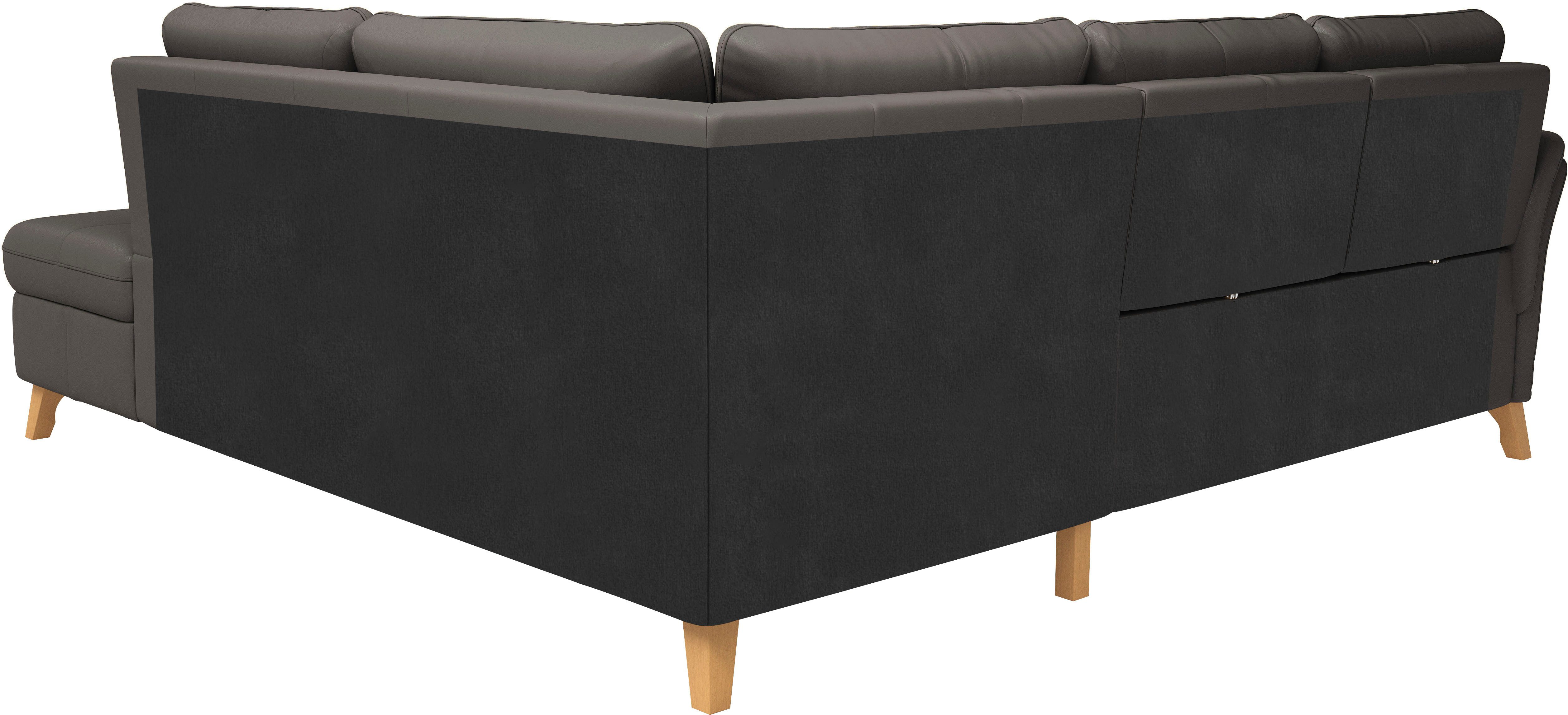 sit&more Hoekbank Göteborg inclusief zitdiepteverstelling, optioneel met bedfunctie & bedlade