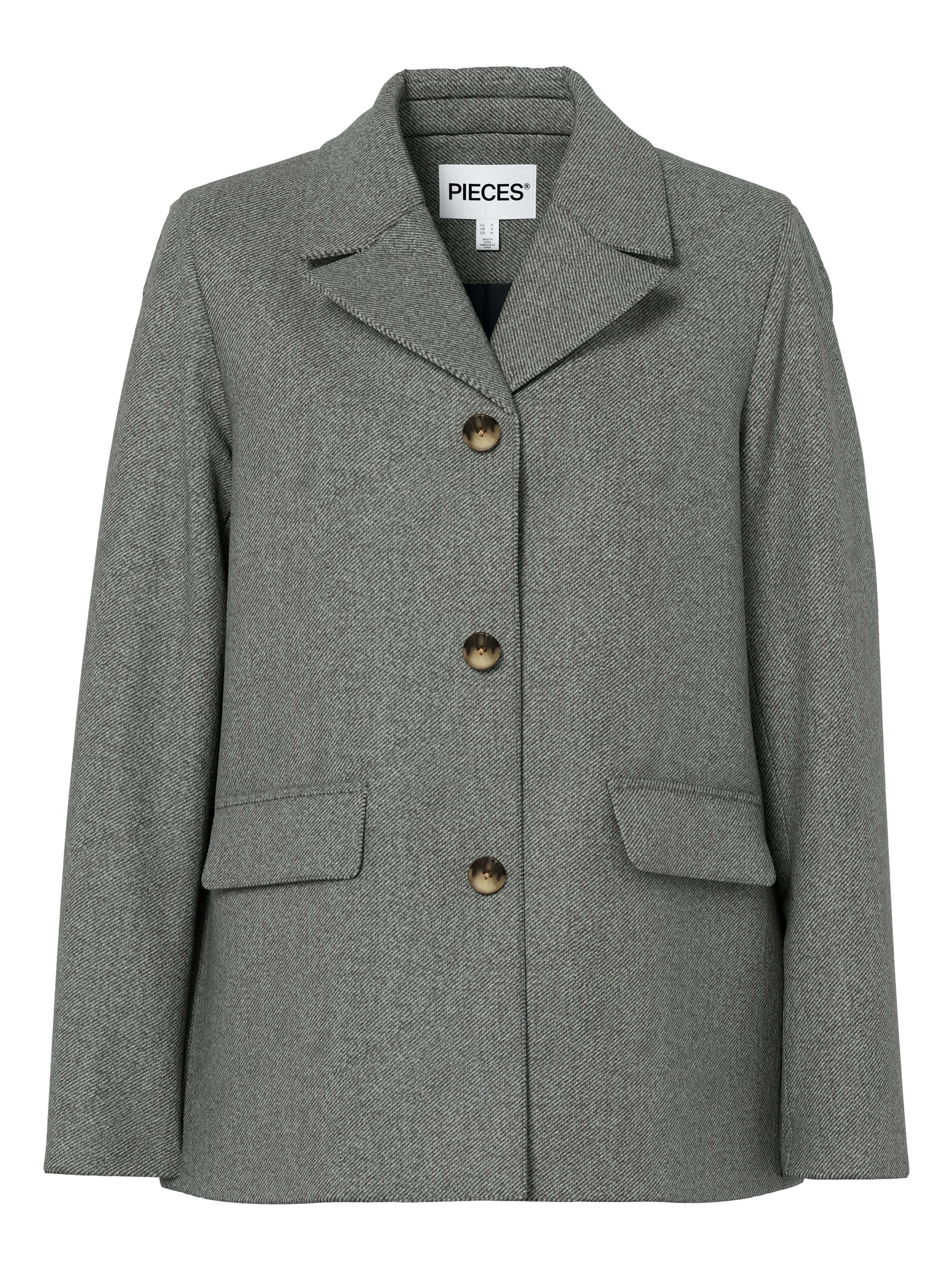 pieces Overhemdjasje PCBIANCA LS BLAZER JACKET NOOS