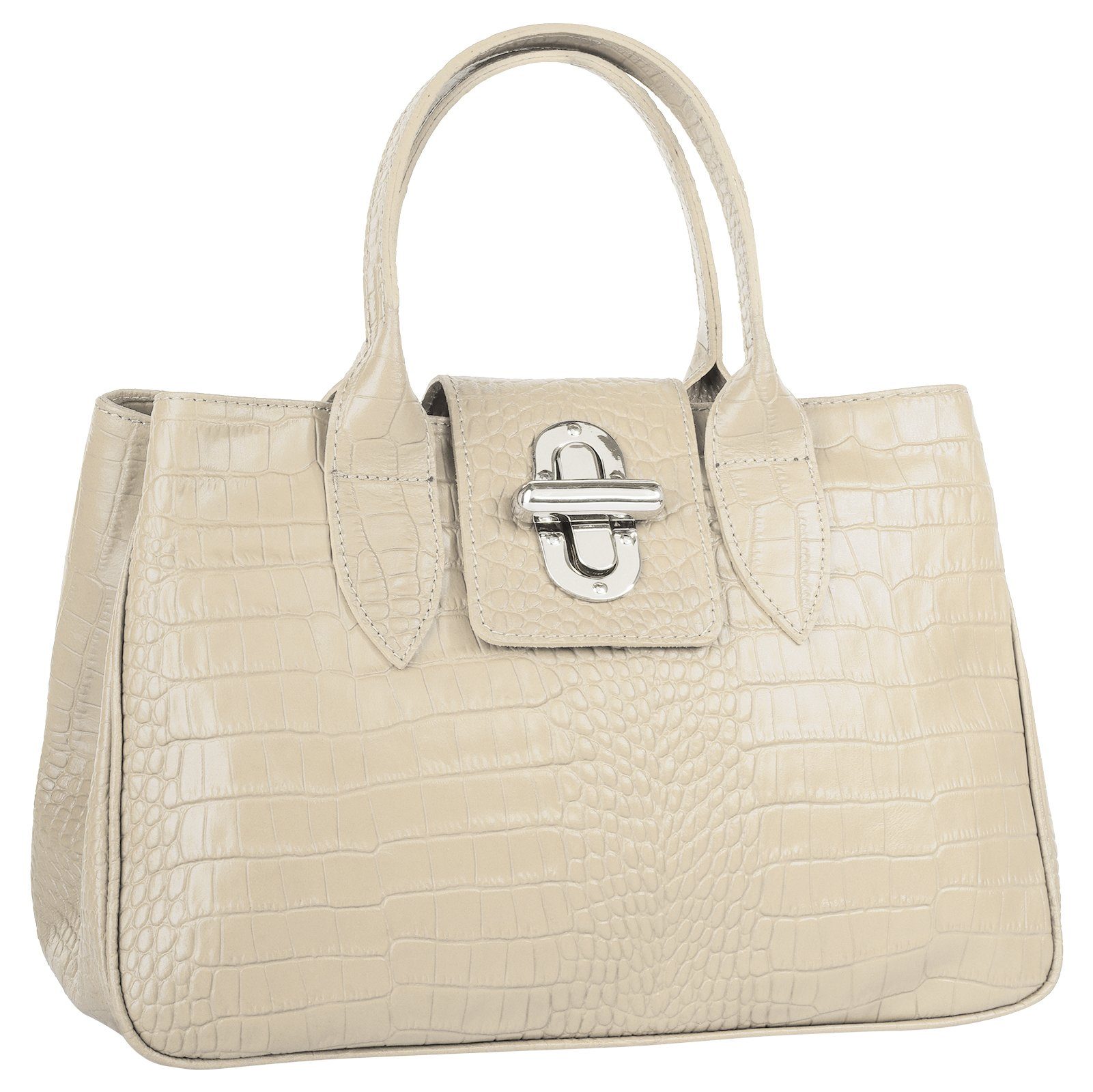 Cluty Tas echt leer, made in italy (1-delig)
