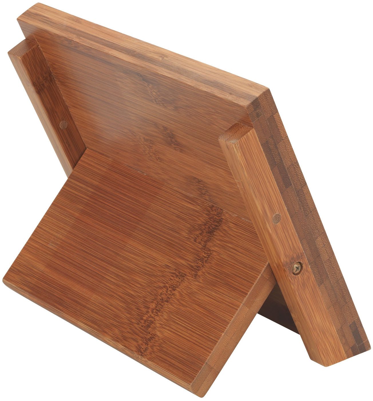 WENKO Magnetisch messenblok Model Mesina magnetische messenhouder voor de keuken, bamboe, landhuisstijl