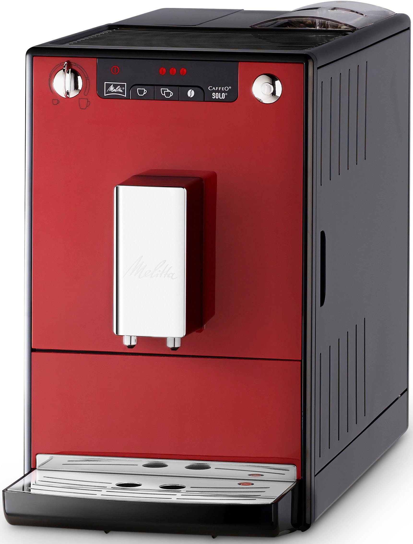 Melitta Volautomatisch koffiezetapparaat Solo® E950-201, zwart, Perfect voor caffè crema & espresso, slechts 20 cm breed