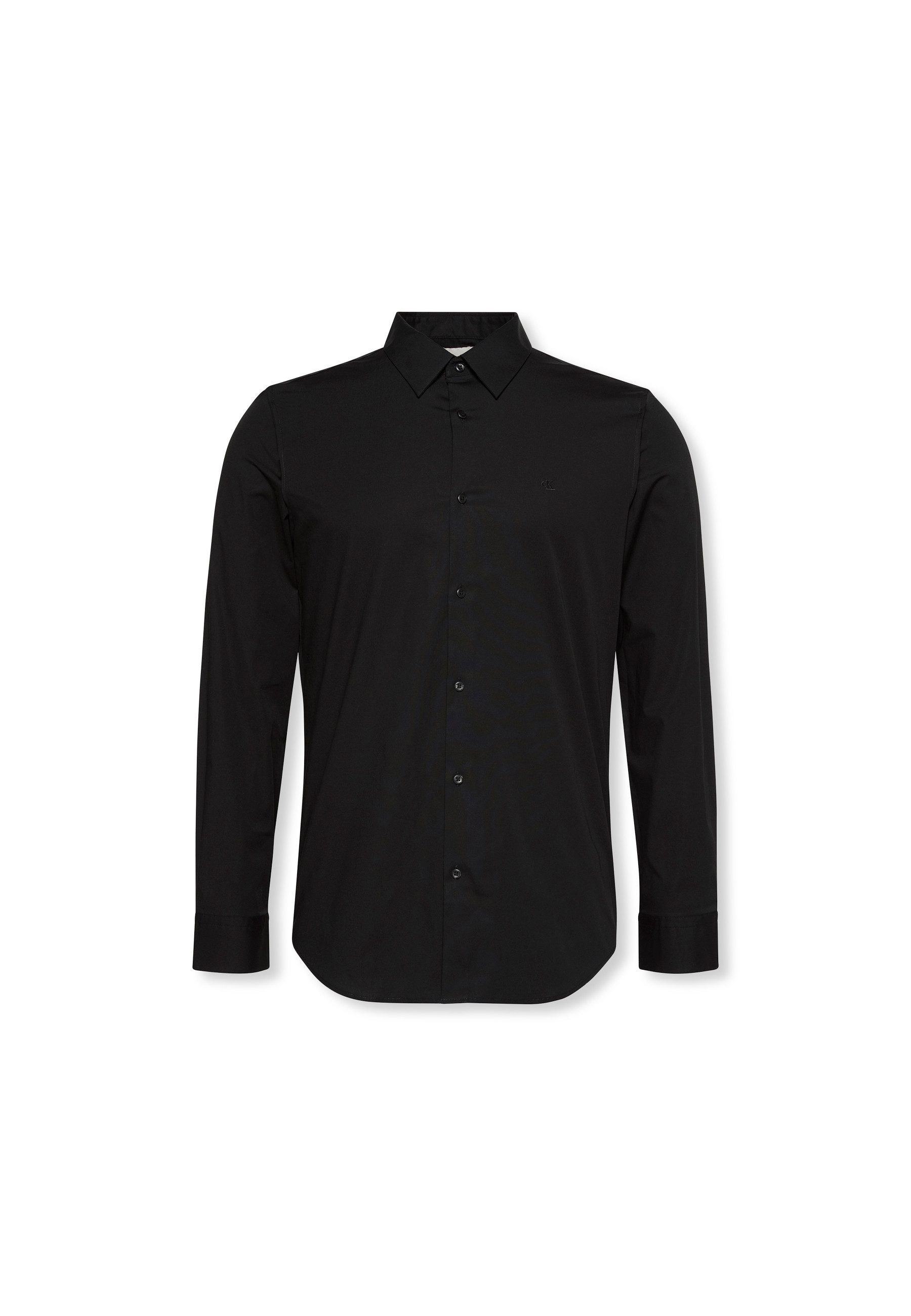 Calvin Klein Overhemd met lange mouwen LONG SLEEVE SOLID STRETCH SLIM SHIRT