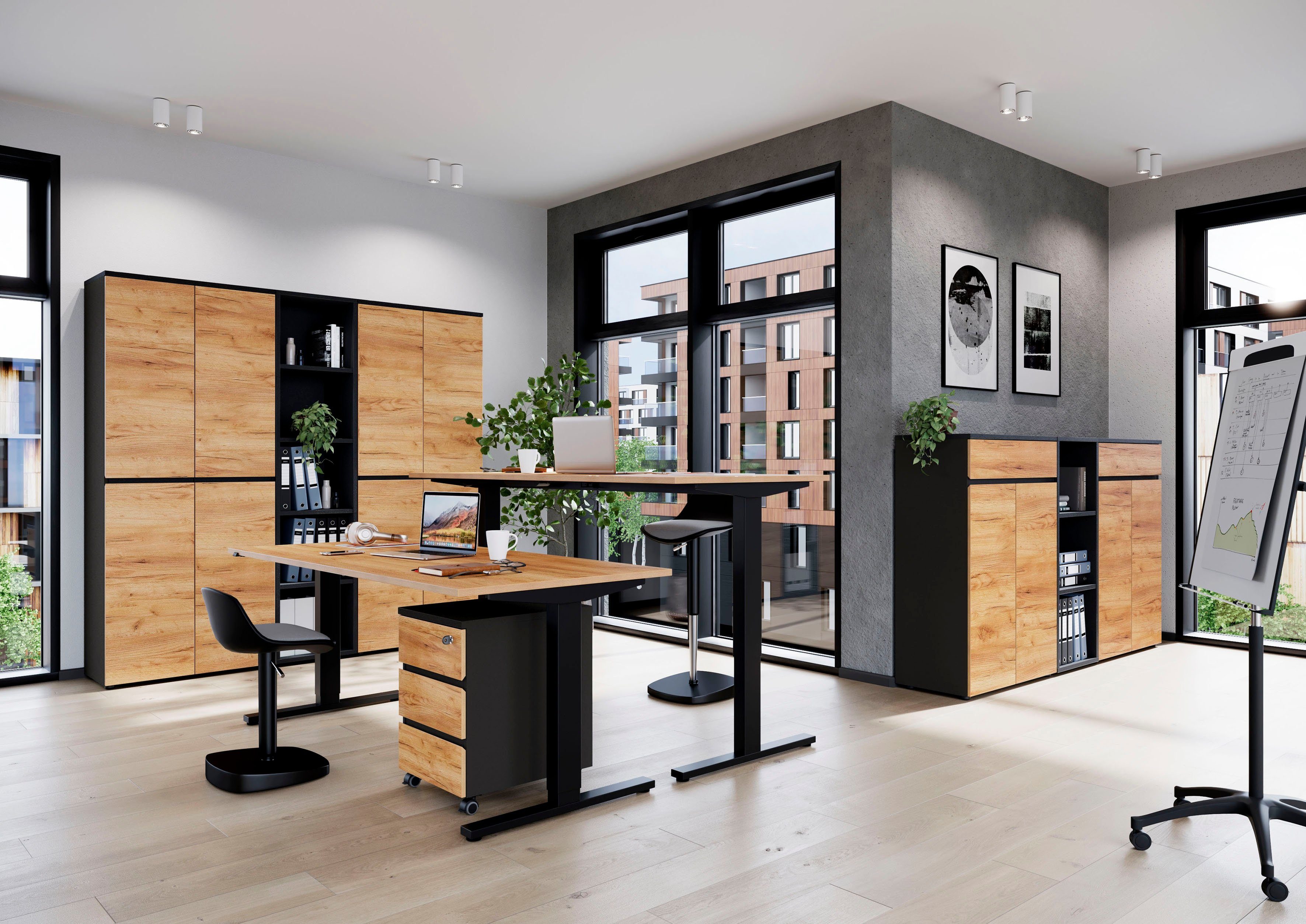 GERMANIA Archiefkast GW-Lissabon archiefkast met verstelbare legplanken en greeploos ontwerp