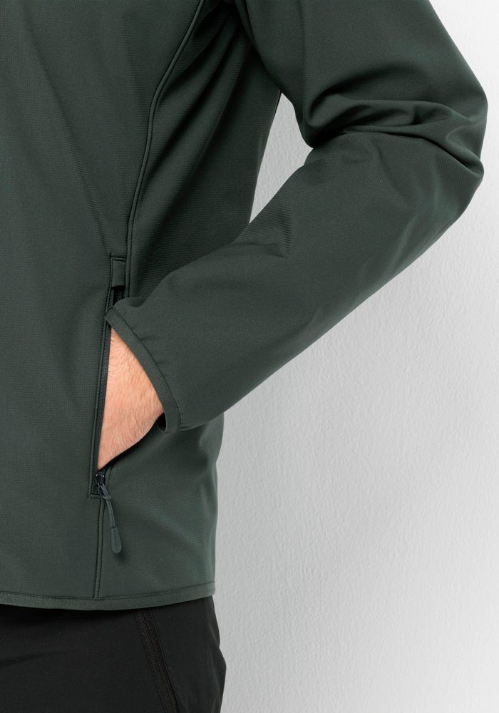 Jack Wolfskin Softshell-jack BORNBERG HOODY M