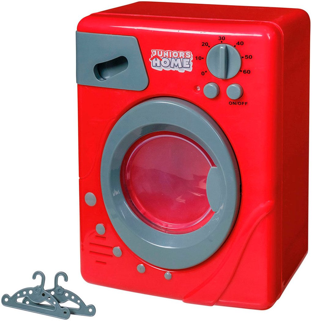 Happy People Kinderhuishoudset Wasmachine en strijkijzer met licht- en geluidseffect