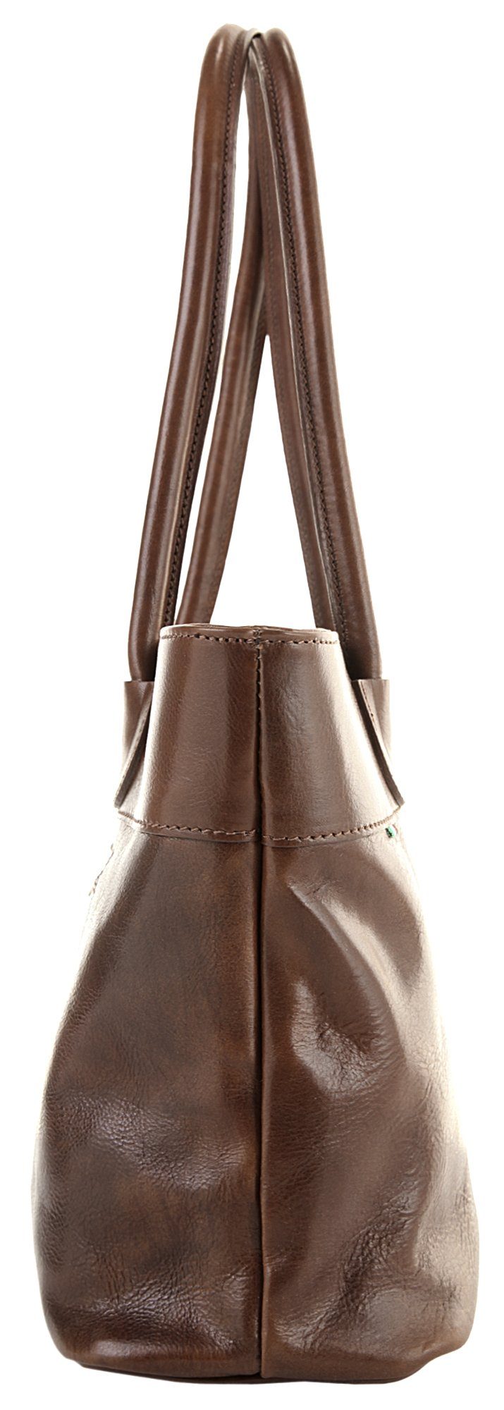 Piké Shopper echt leer, made in italy