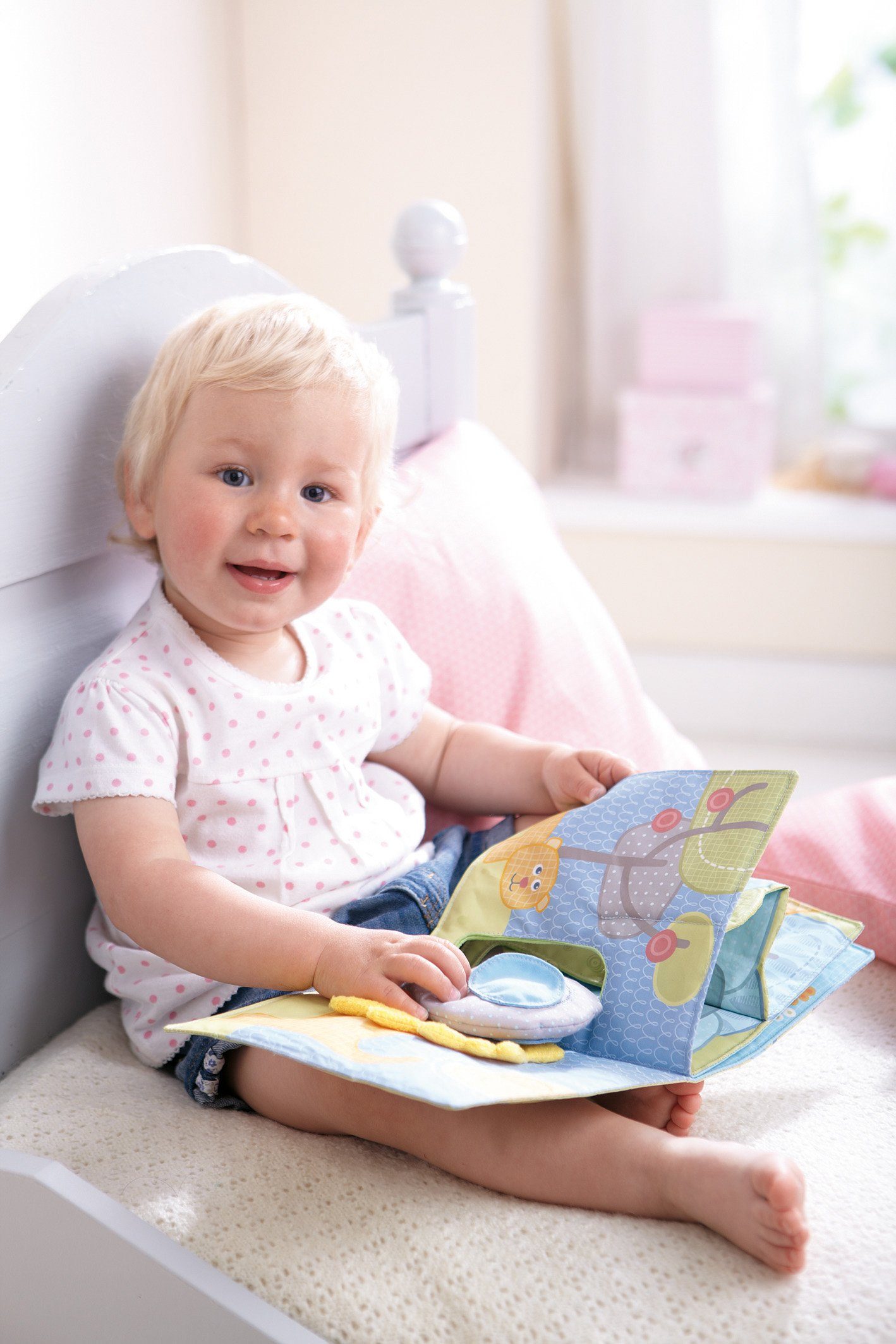 Haba Grijpspeeltje Textielen boek olifant Egon