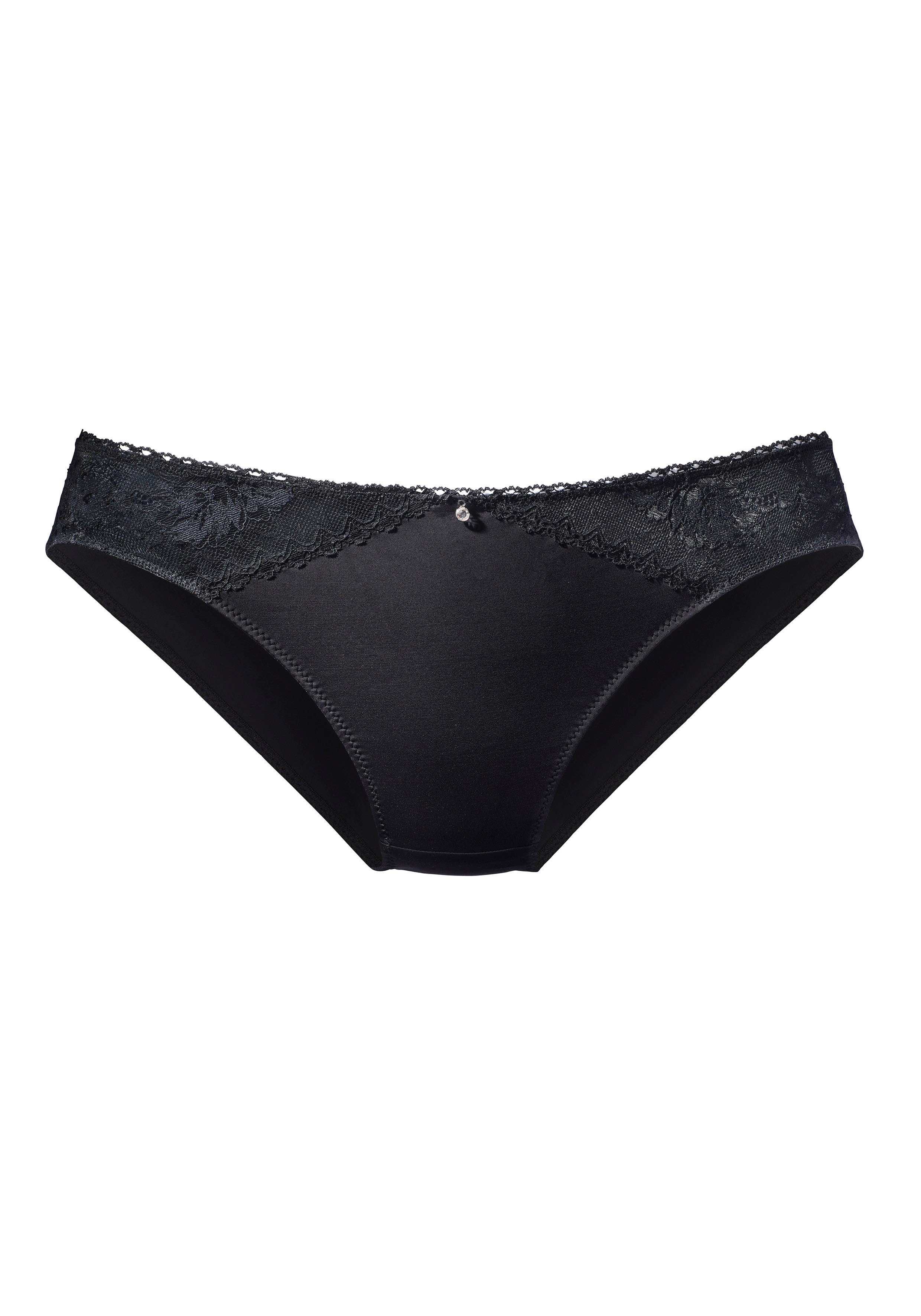 Lascana Slip met leuke kanten inzetten