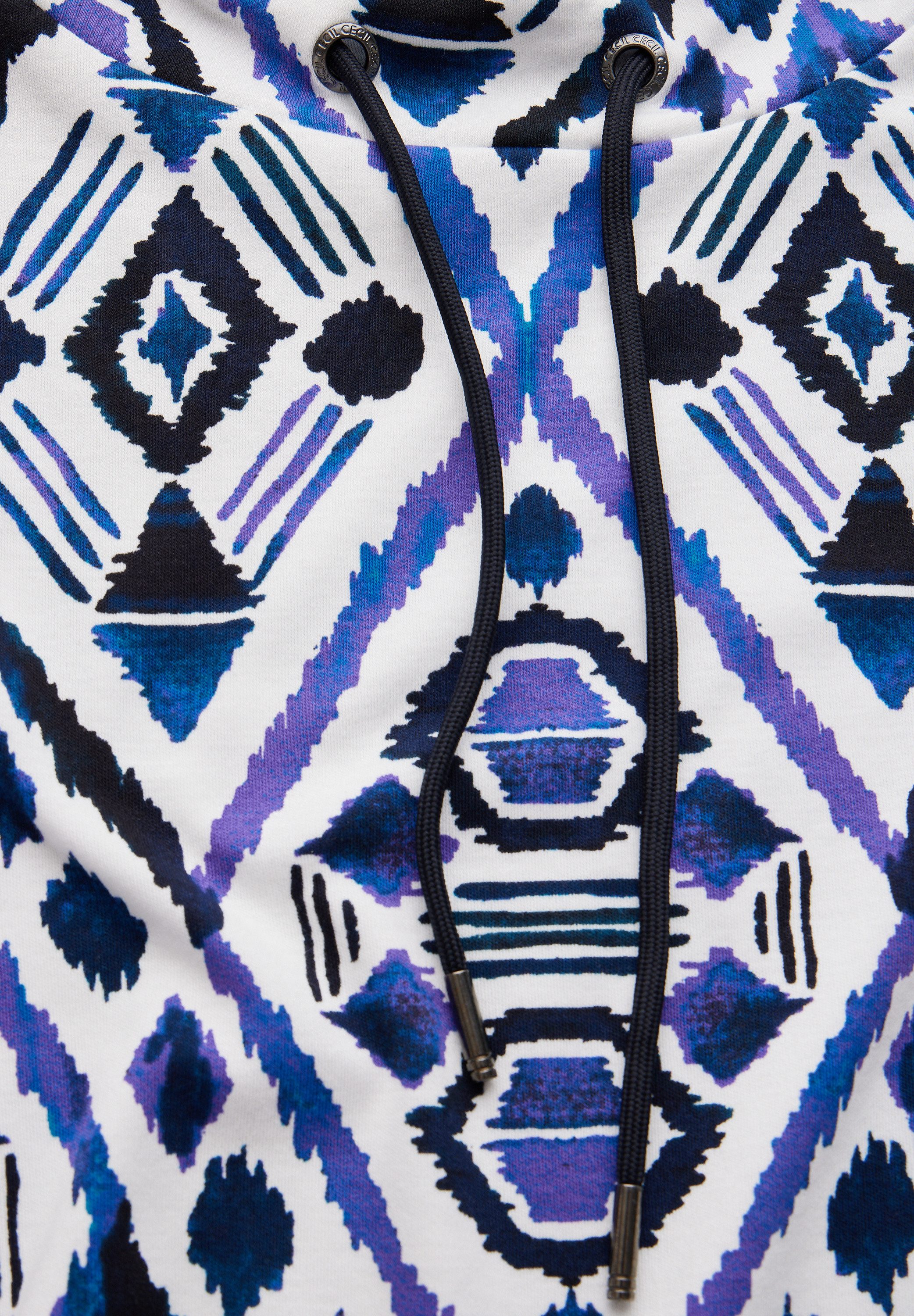 Cecil Shirt met lange mouwen met grafisch patroon