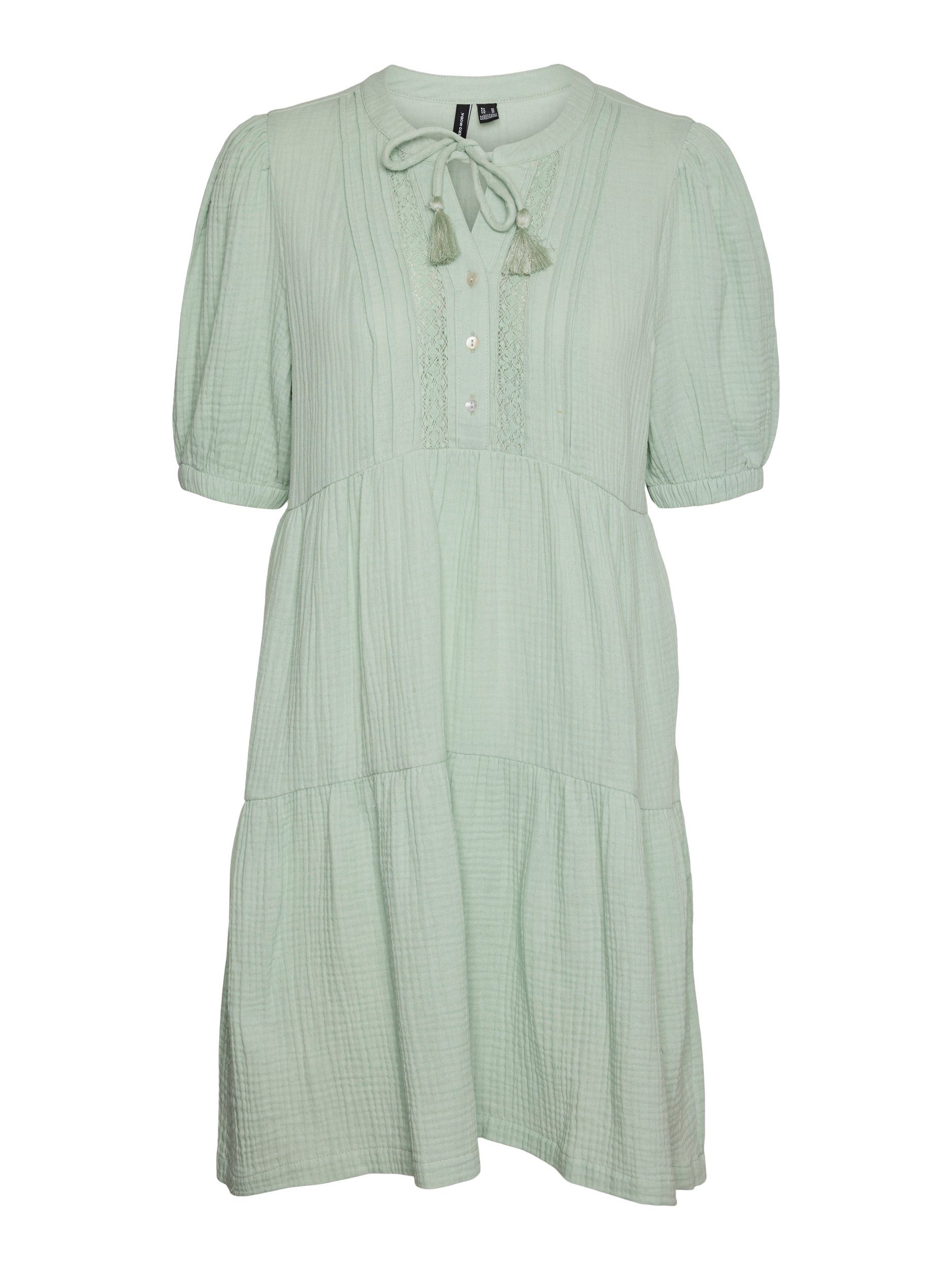 Vero Moda Mini-jurk VMNATALI 2/4 LACE SHORT DRESS WVN GA SPE