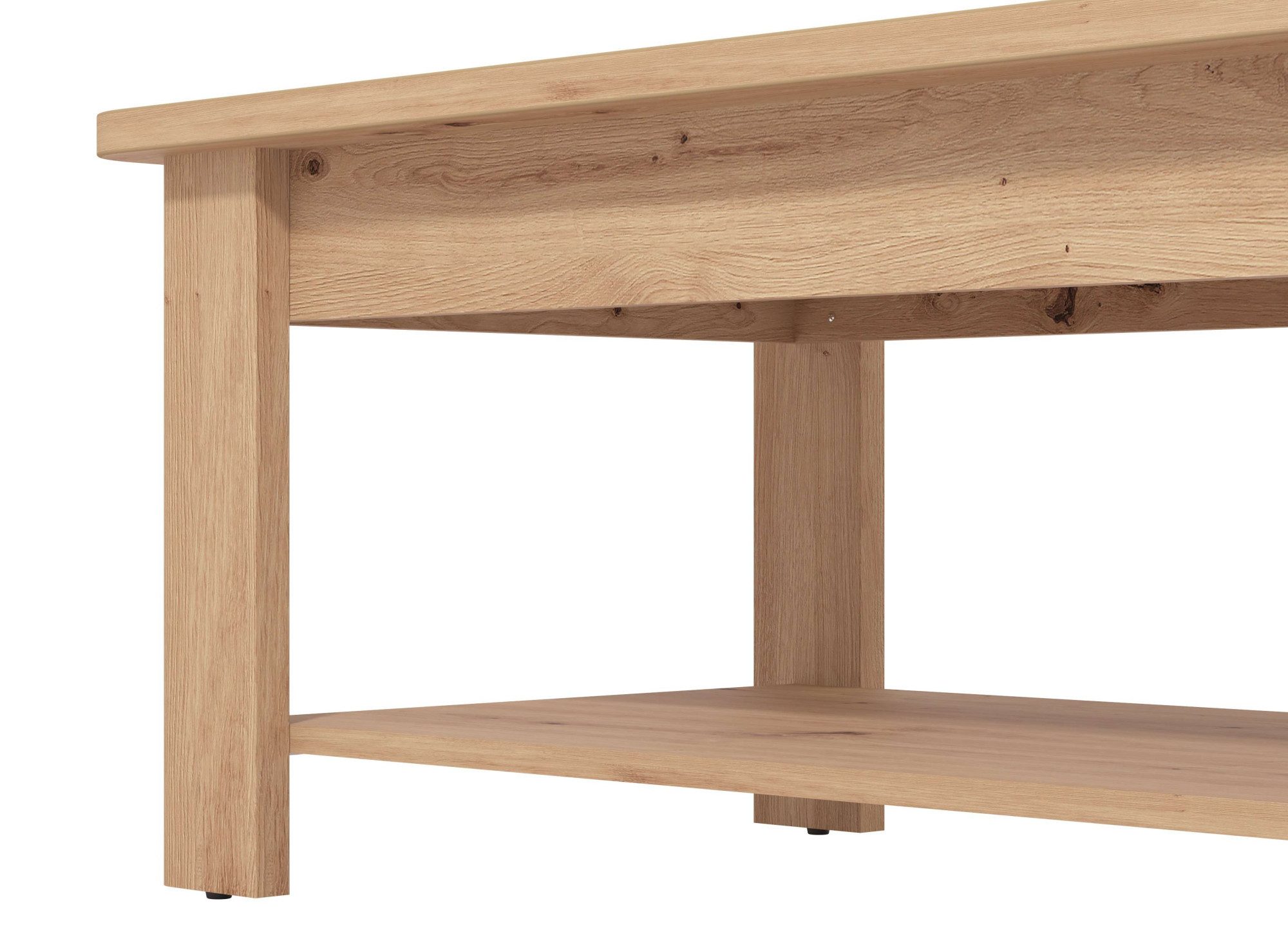 Home affaire Salontafel Jersey salontafel, 124 cm, in trendy kleuren, modern Elegante salontafel, tijdloos ontwerp, met een onderplank