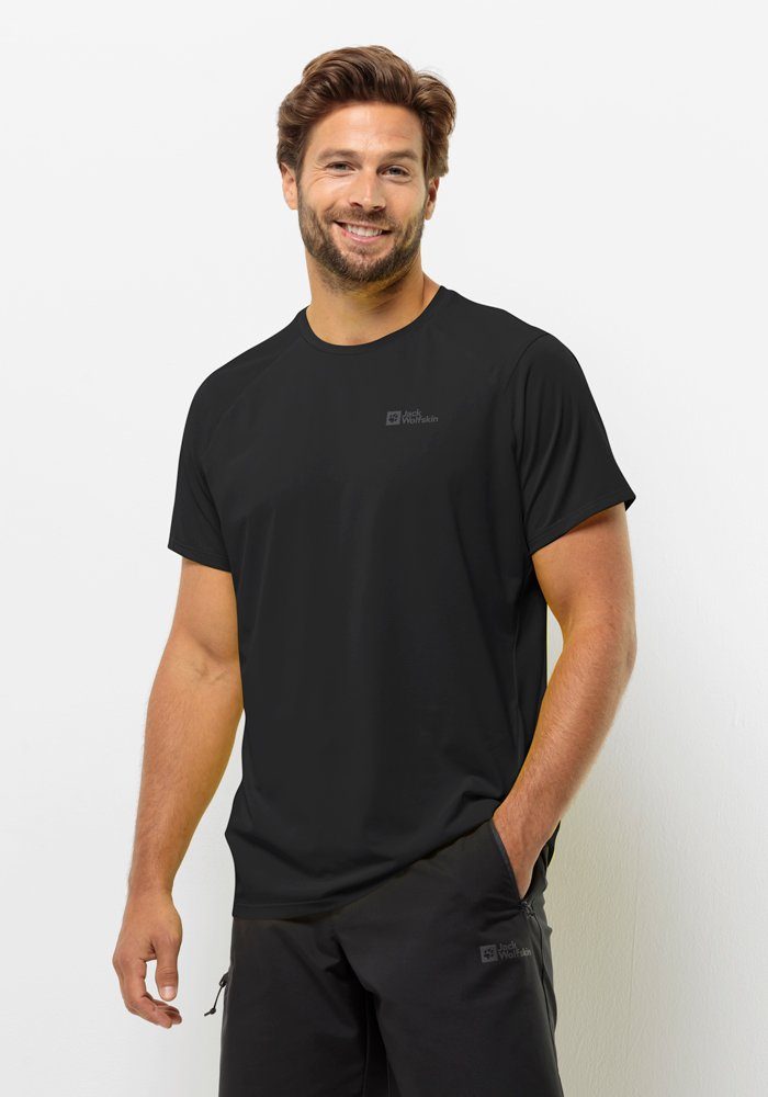 Jack Wolfskin Prelight Trail T-Shirt Men Functioneel shirt Heren XL zwart black