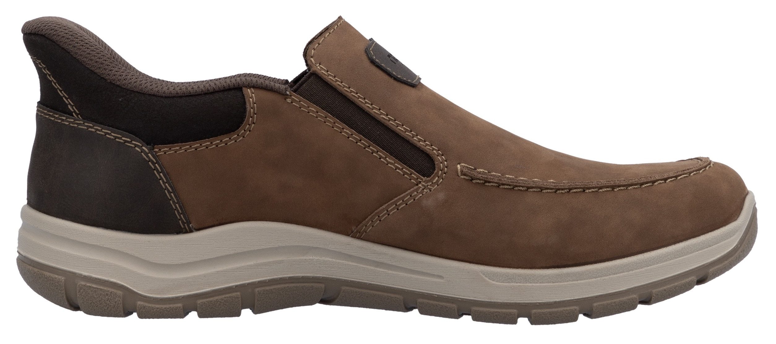 Rieker Slip-on sneakers , slipper, vrijetijdsschoen, lage schoen met elastische band en zachte binnenzool