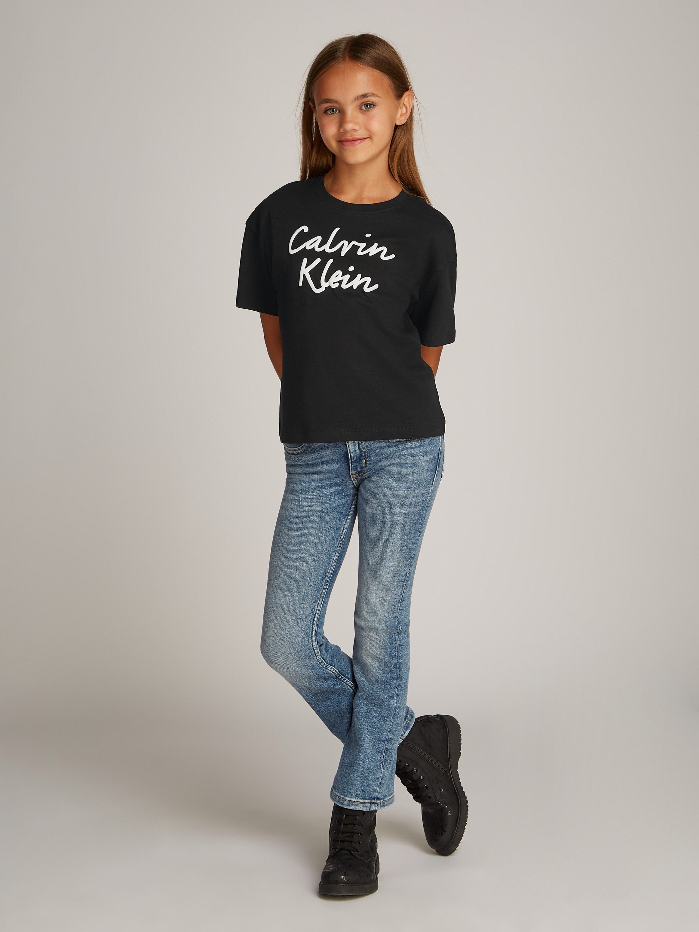 Calvin Klein T-shirt SCRIPT LOGO BOXY SS T-SHIRT