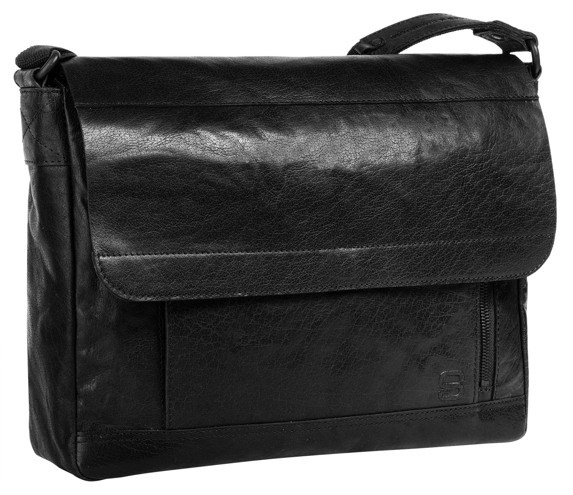 Spikes & Sparrow Messenger Bag echt leder