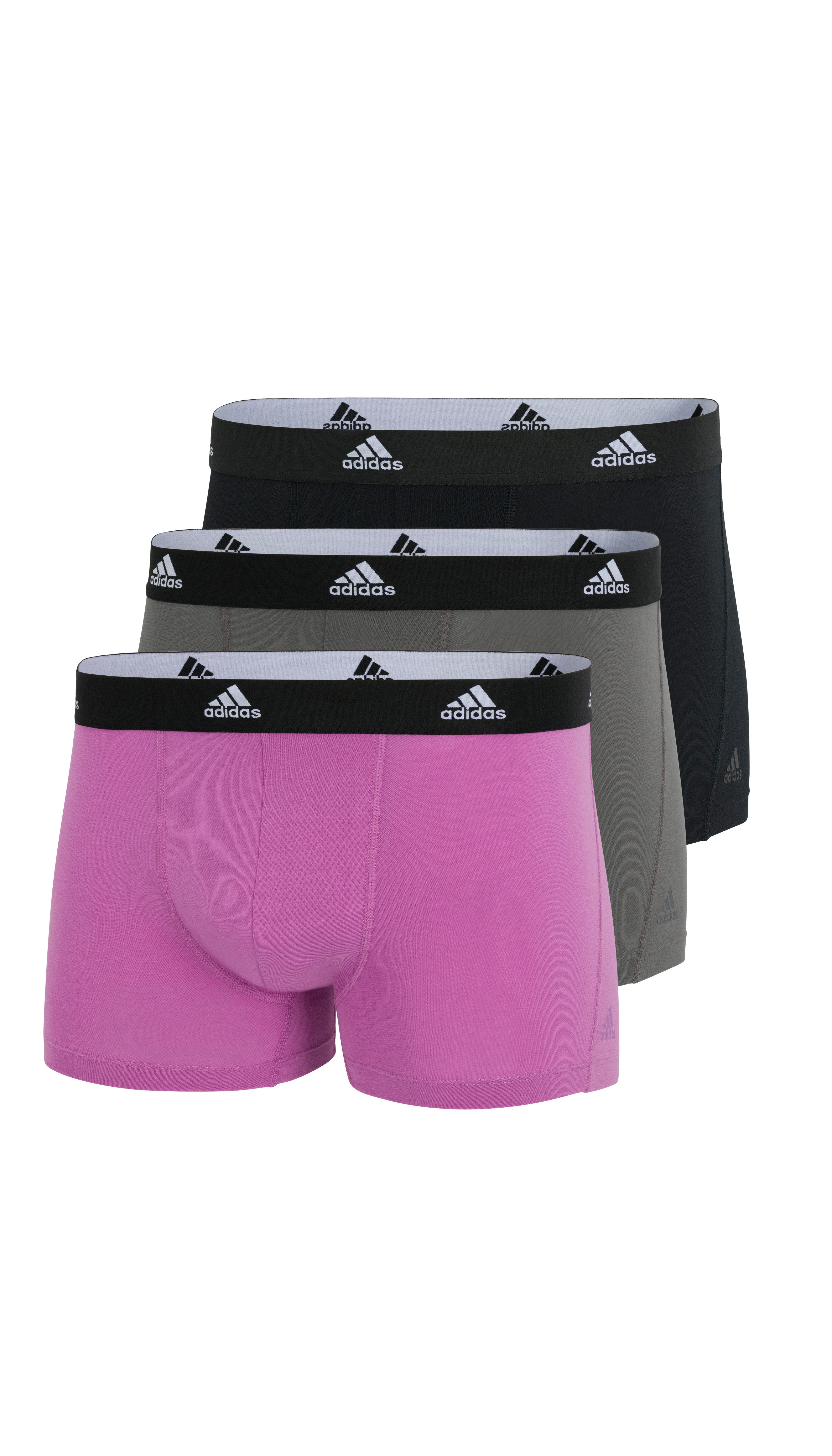 Adidas Sportswear Boxershort Active Flex Cotton met zachte naadverwerking en tonale logo (3 stuks)