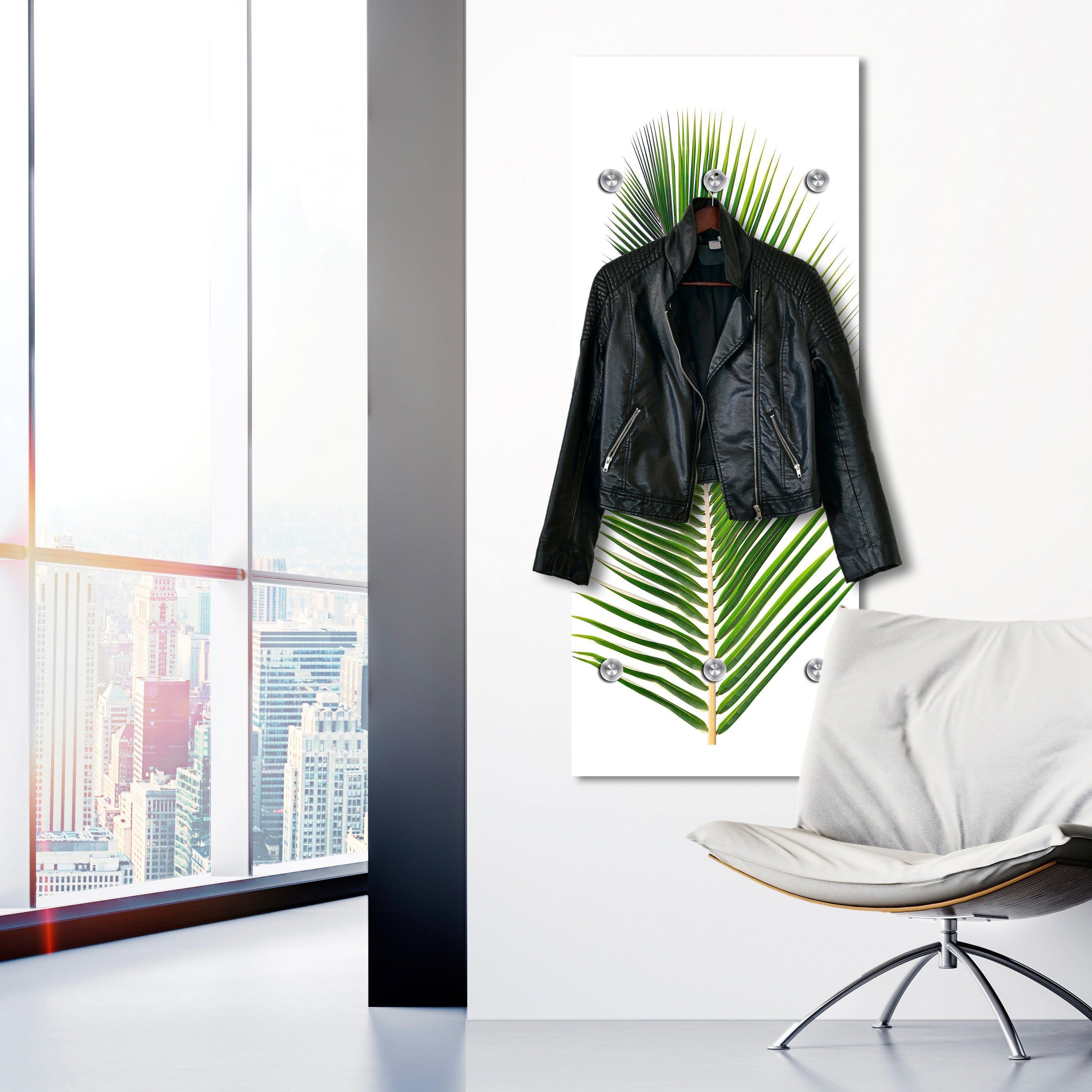 queence Kapstok Palm met 6 haken, 50 x 120 cm