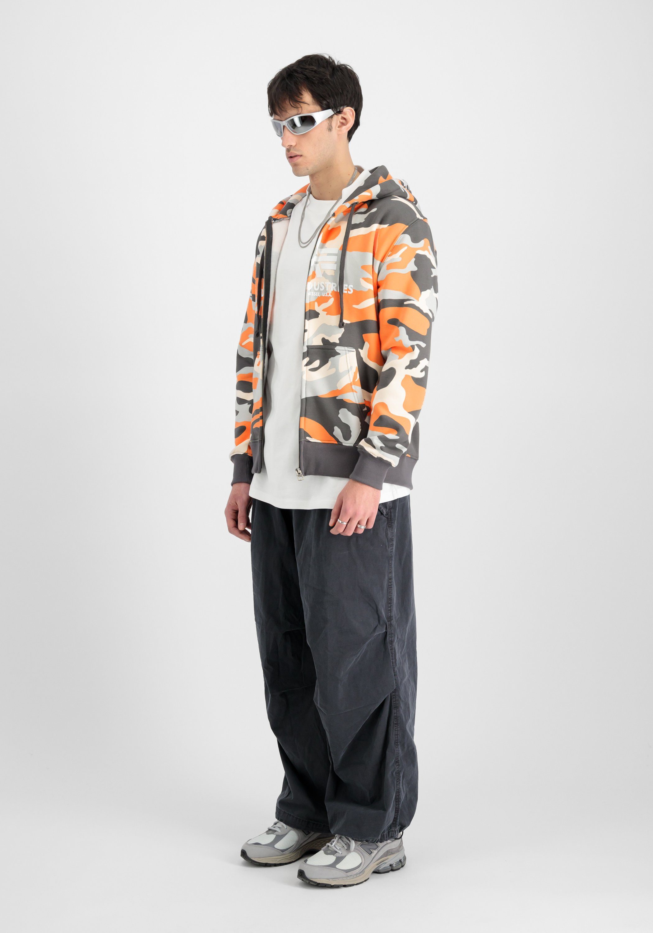 Alpha Industries Hoodie Alpha Industries Men - Hoodies Basic Zip Hoodie BL Camo PP