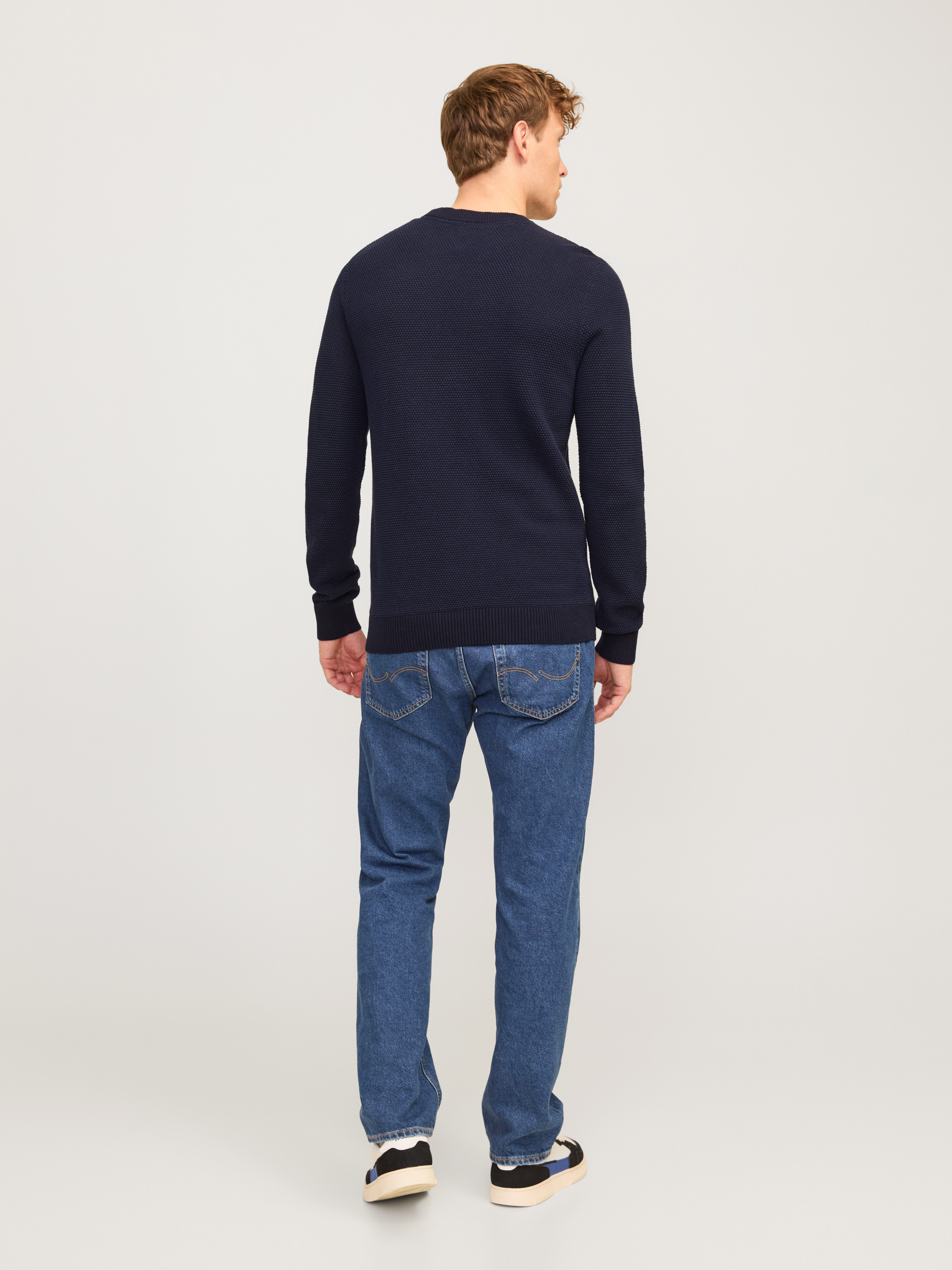 Jack & Jones Trui met ronde hals JJEGLOBE KNIT CREW NECK NOOS