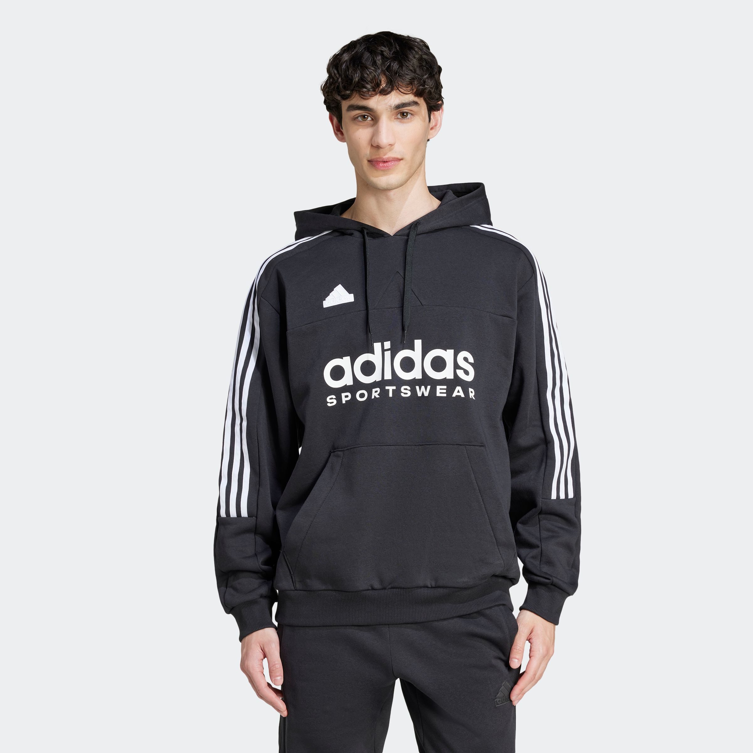 adidas Sportswear Hoodie M TIRO FL HDY heren hoodies maat S zwart